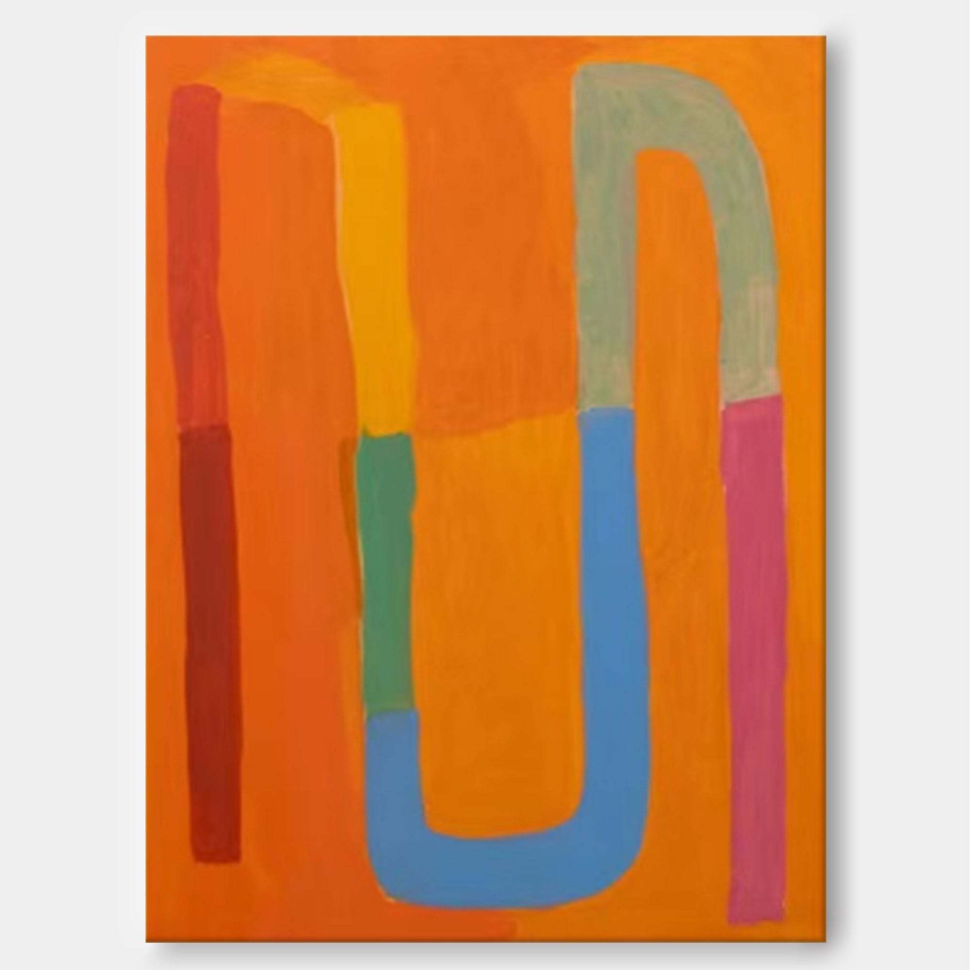 Wallart Vibrant Pathways: Abstract Color Flow