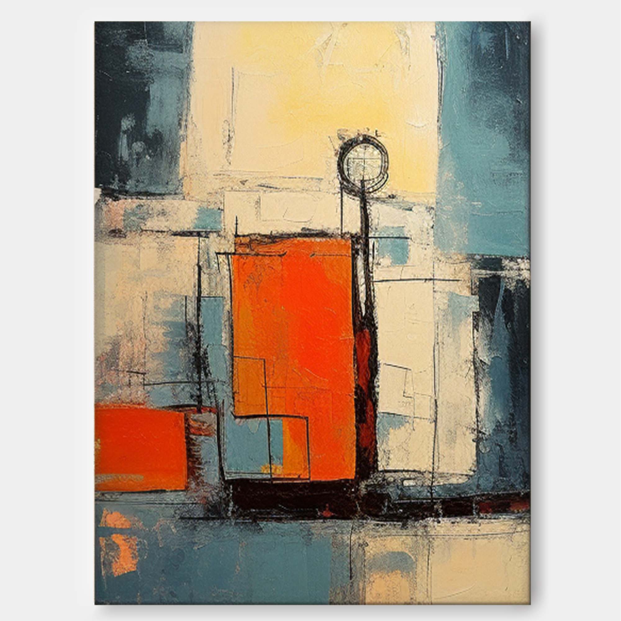 Wallart Abstract Canvas Art #AB316