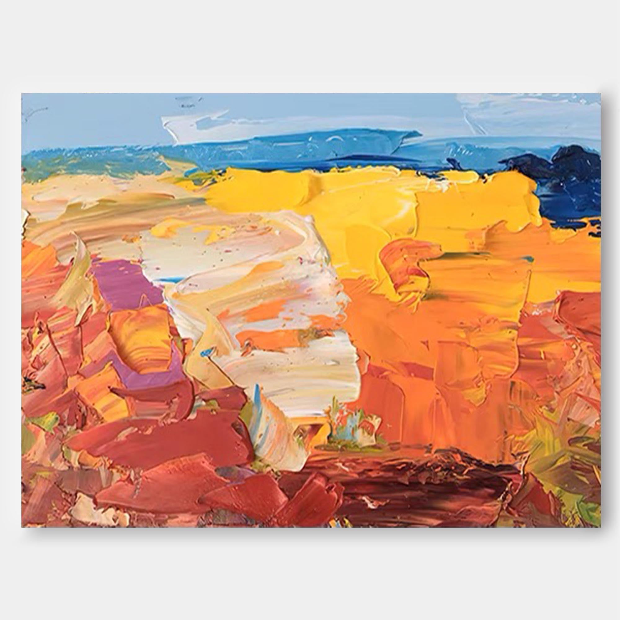 Wallart Bold Landscape Abstract Oil Art