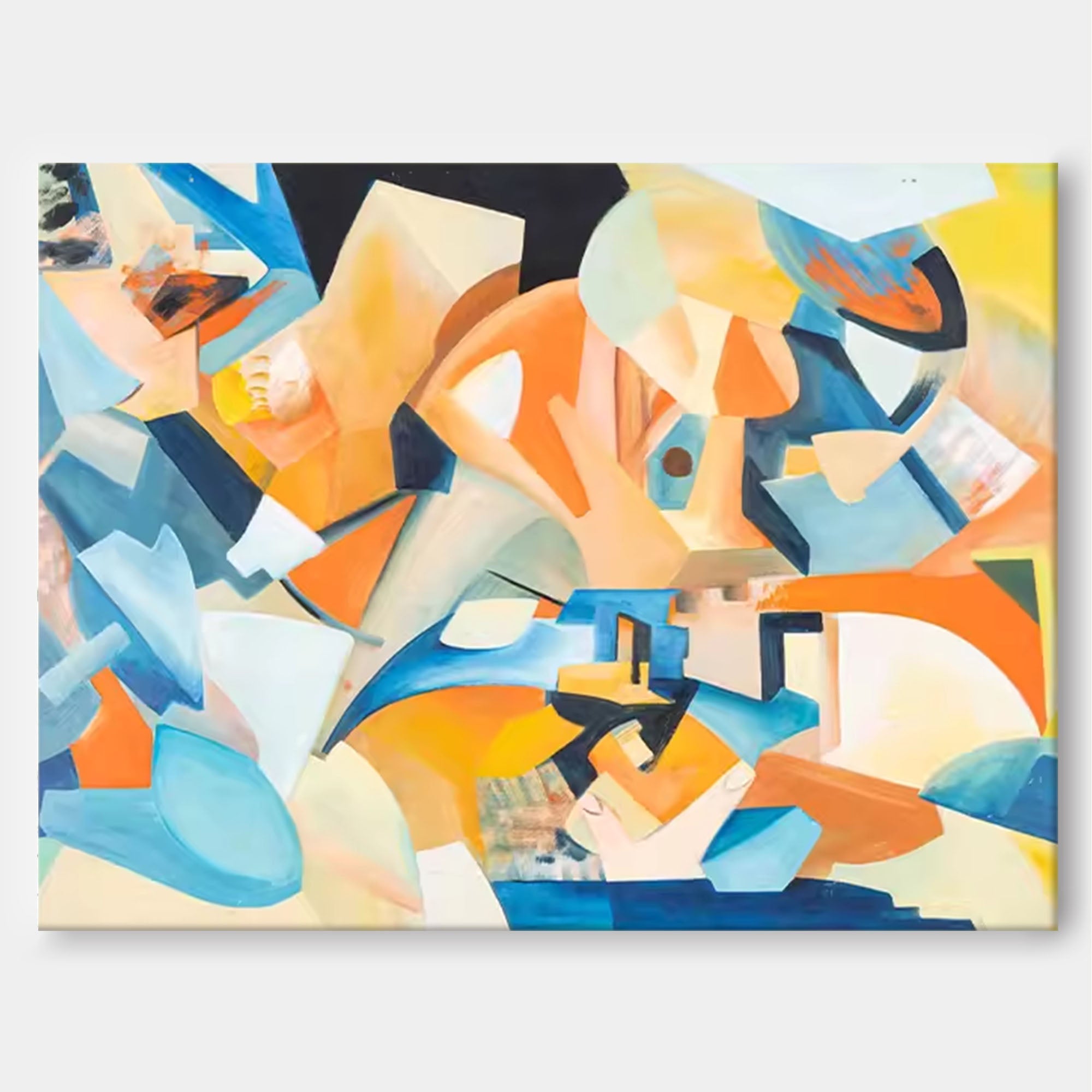 Wallart Geometric Abstract Colorful Art