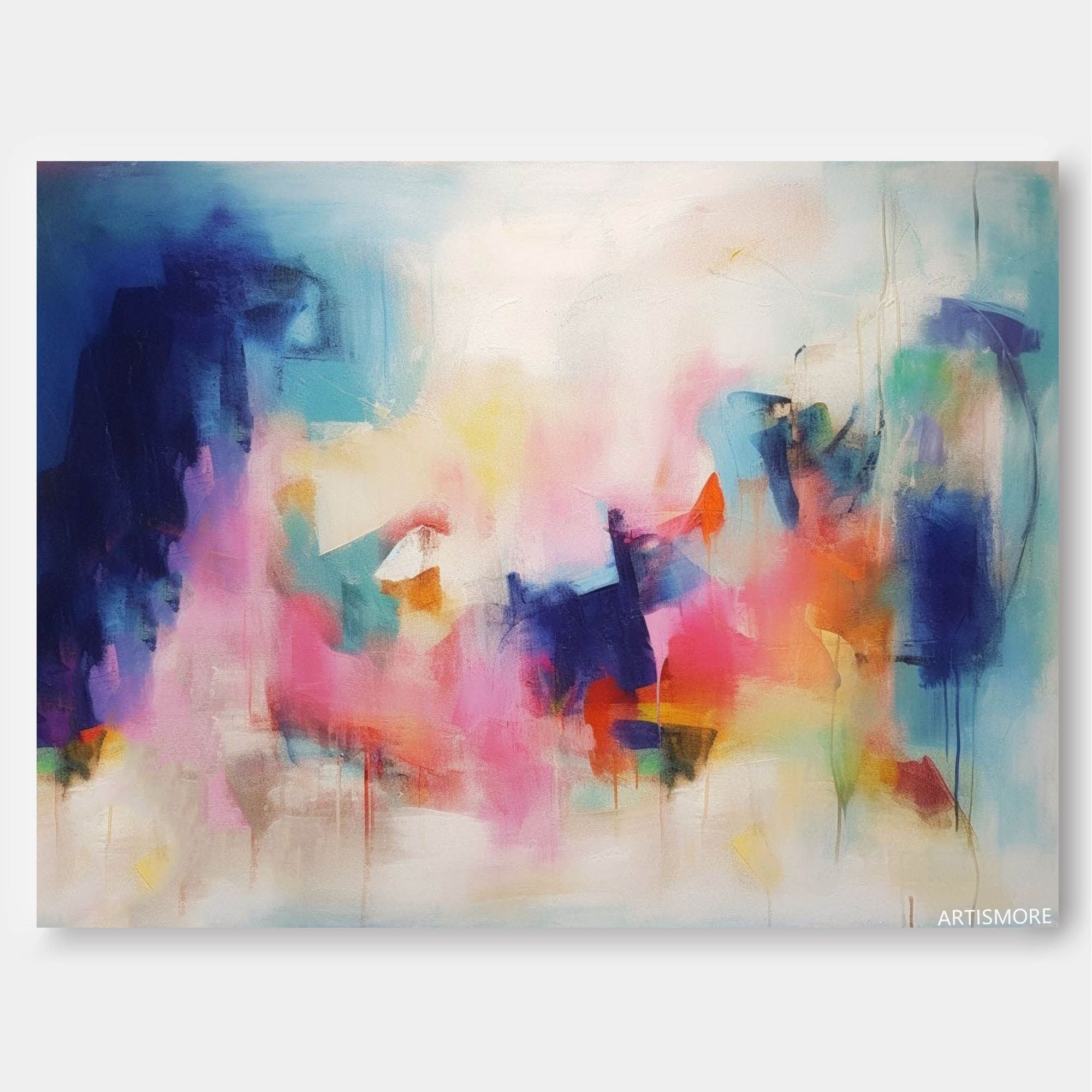 Wallart Dreamy Abstract Color Fade Art