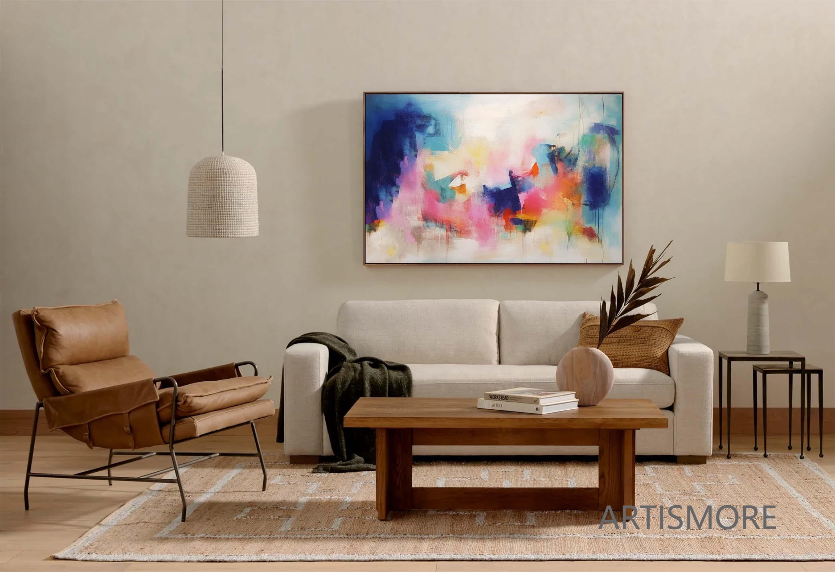 Wallart Dreamy Abstract Color Fade Art