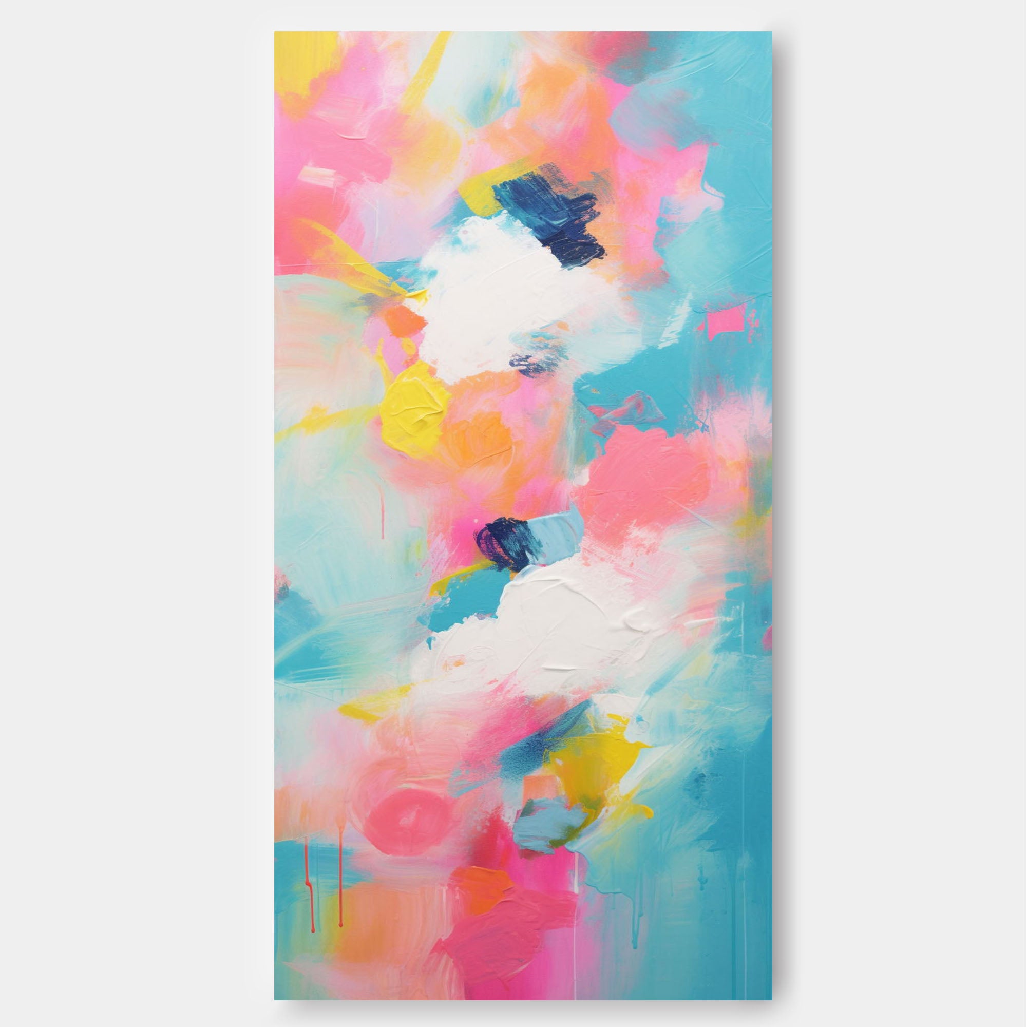 Wallart Color Symphony Abstract Canvas
