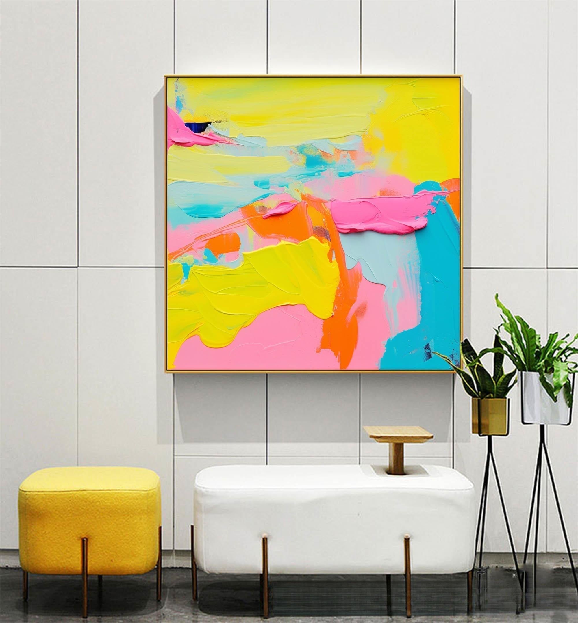 Wallart Radiant Waves Abstract Canvas