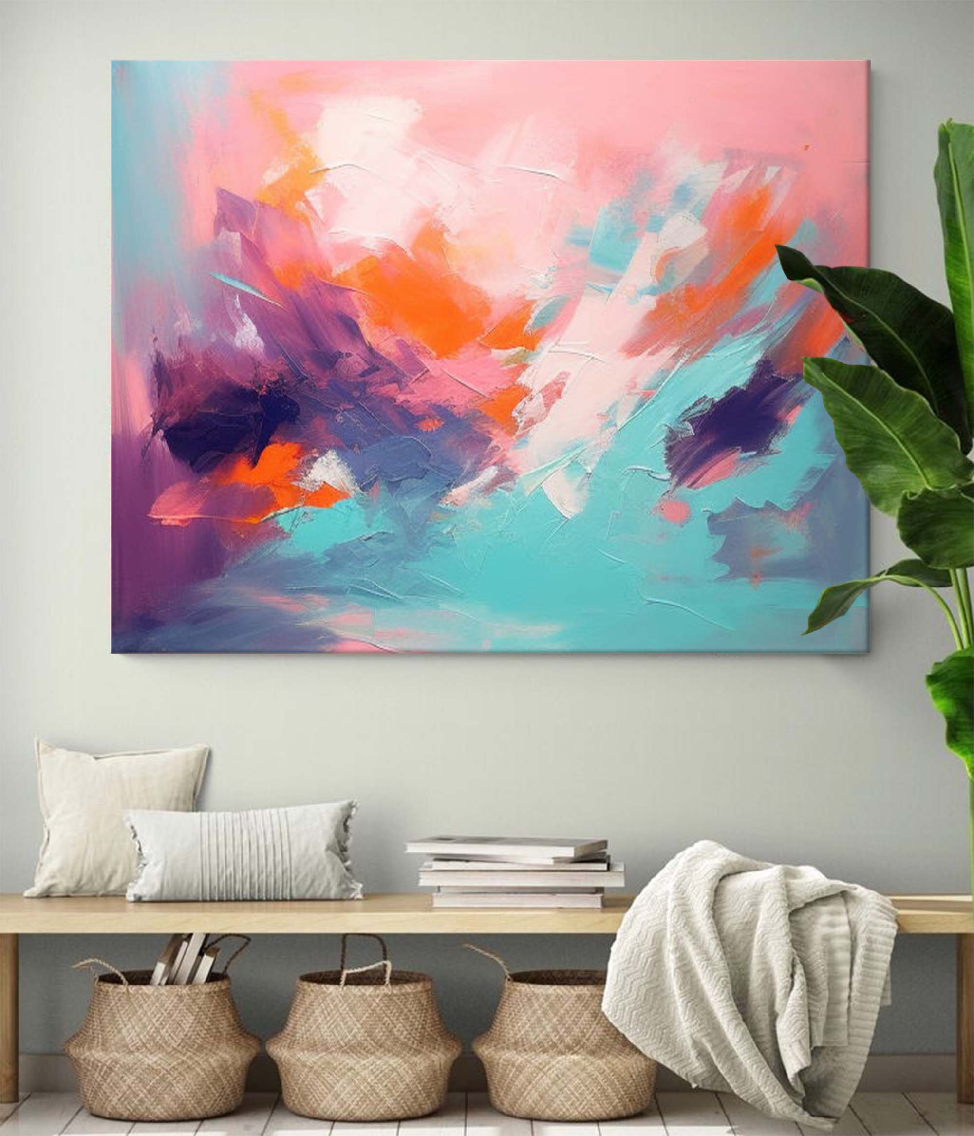 Wallart Serene Dusk Abstract Expression
