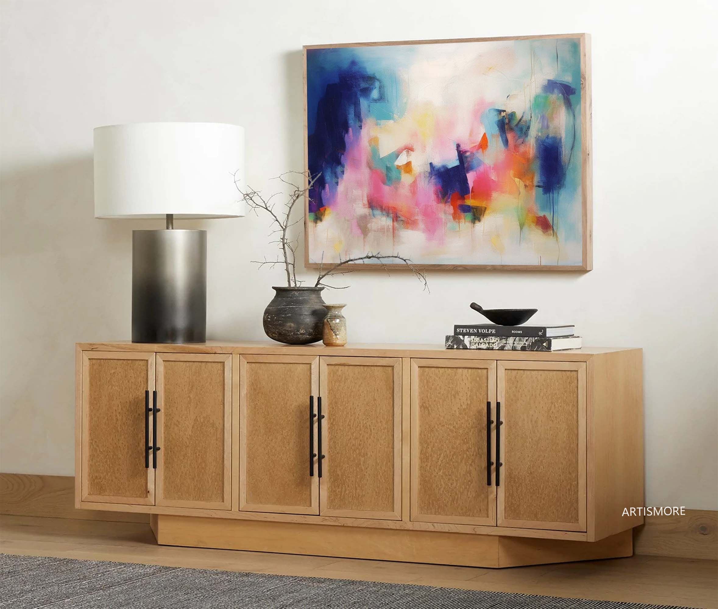 Wallart Dreamy Abstract Color Fade Art