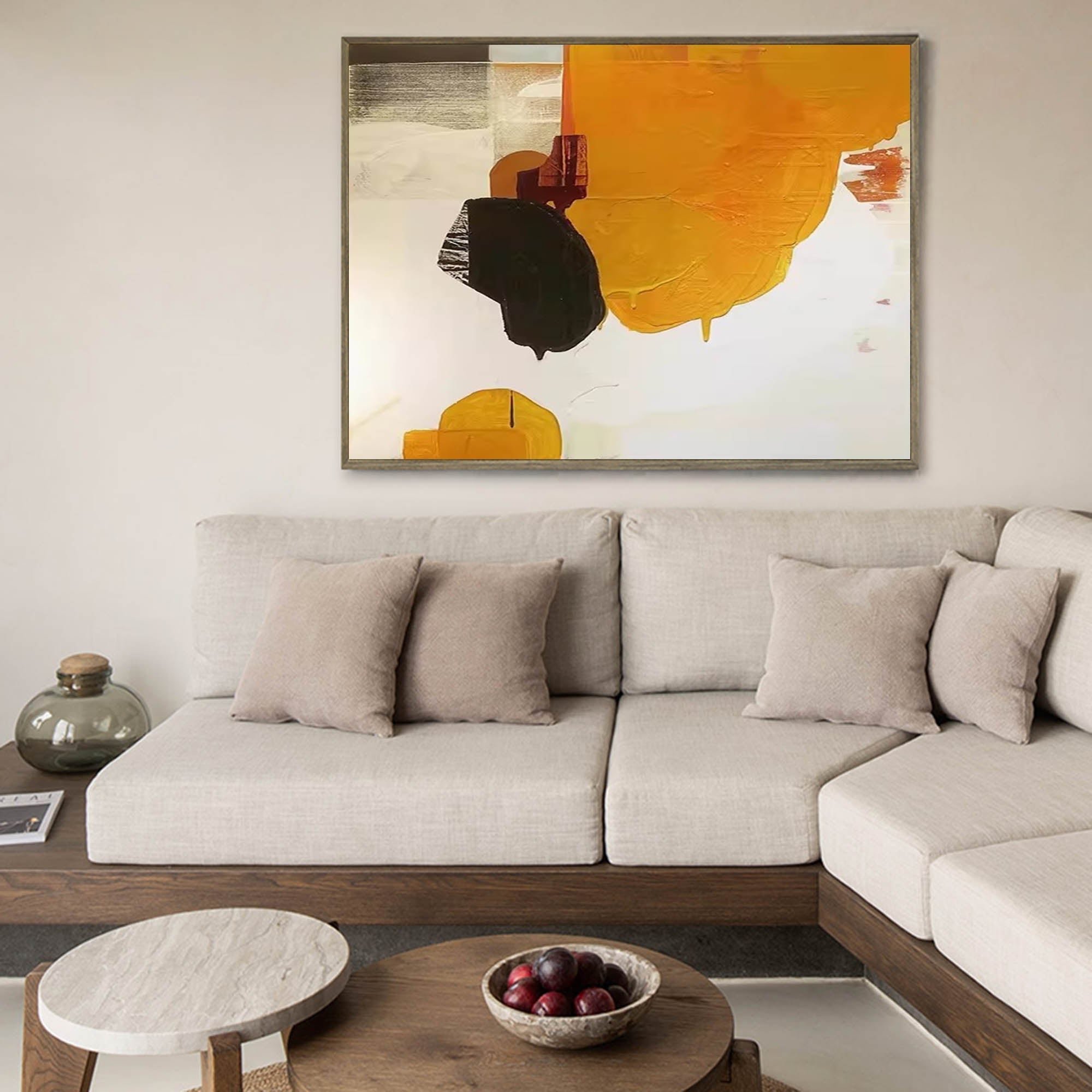 Wallart Bold Abstract Color Block Art