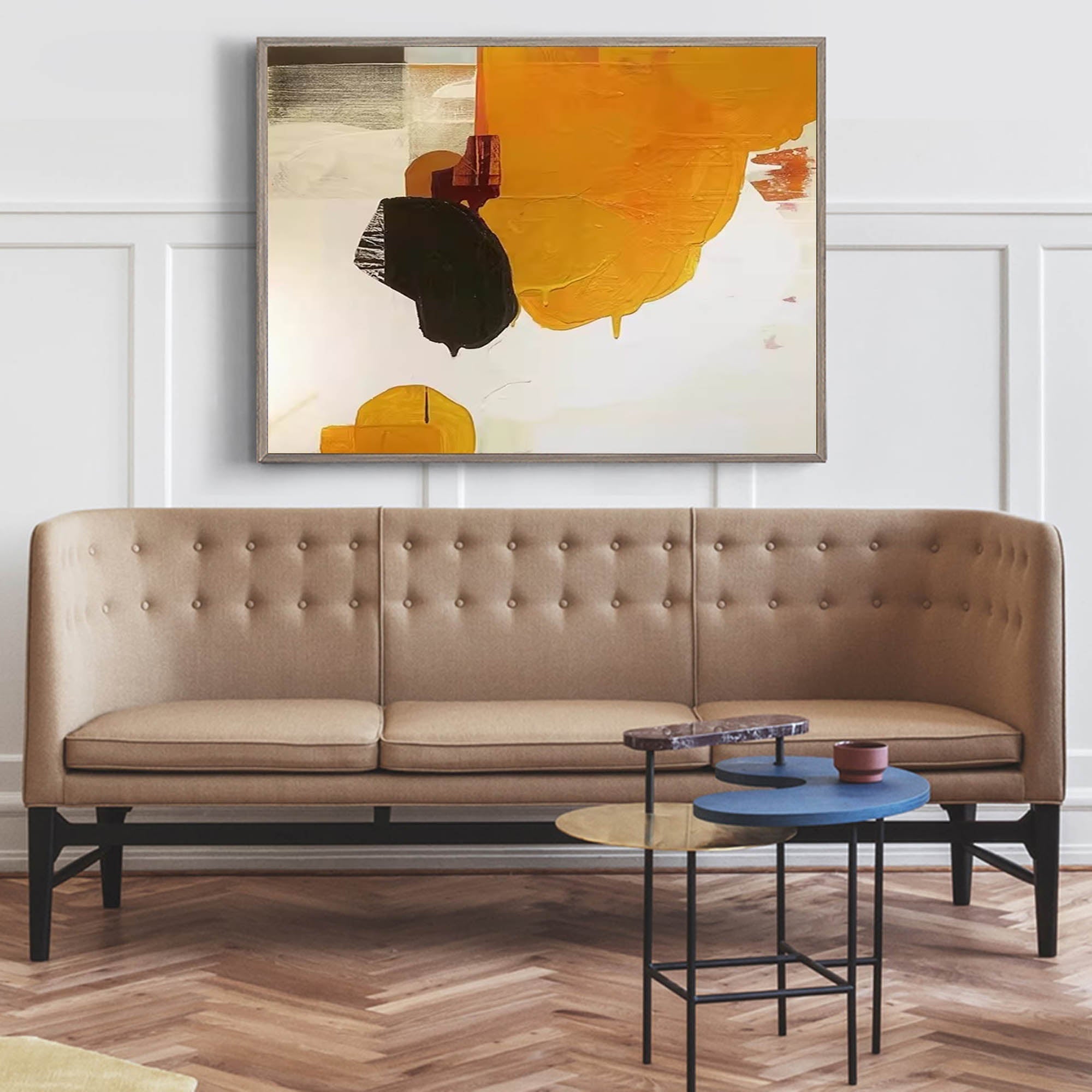 Wallart Bold Abstract Color Block Art