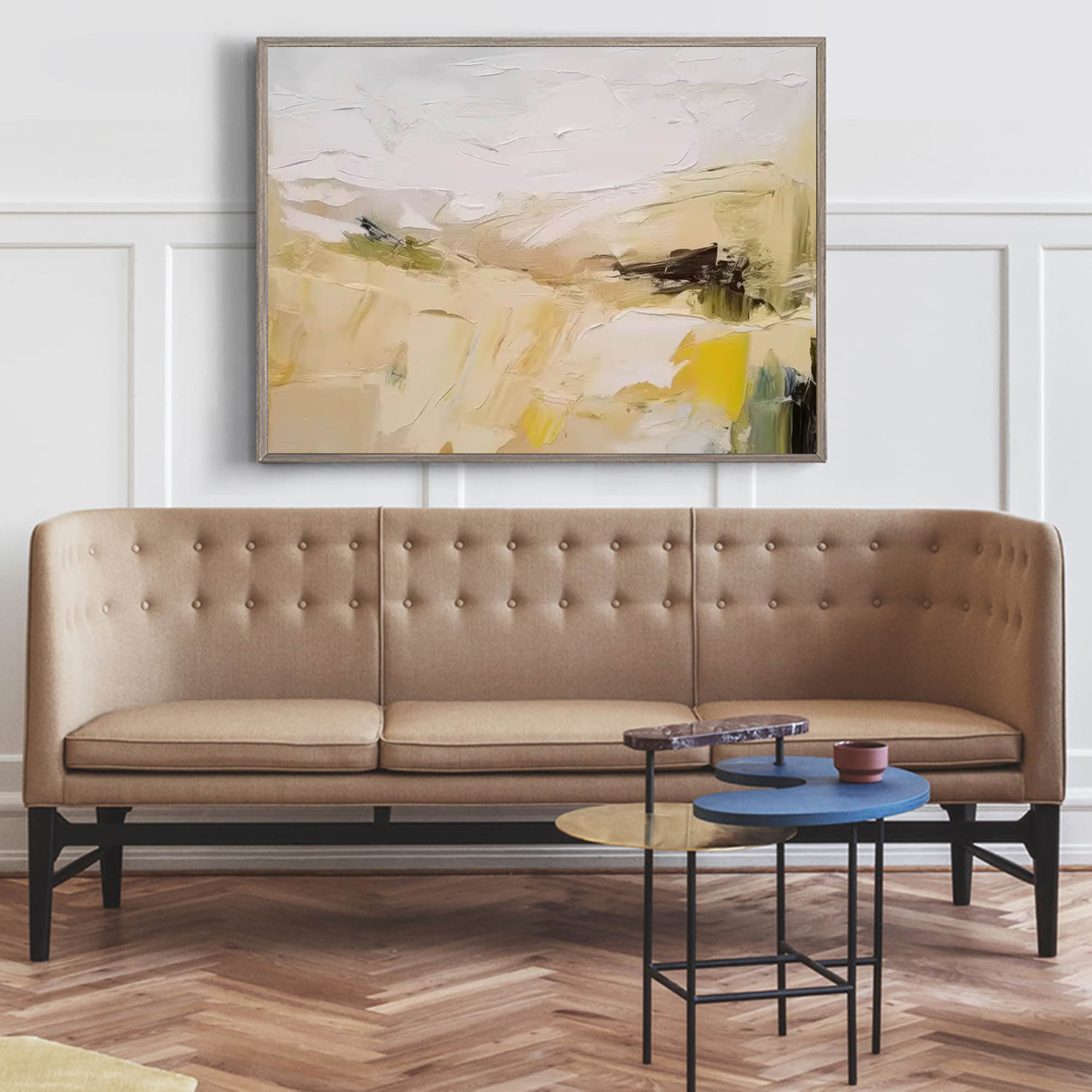 Wallart Textured Minimalist Landscape Art