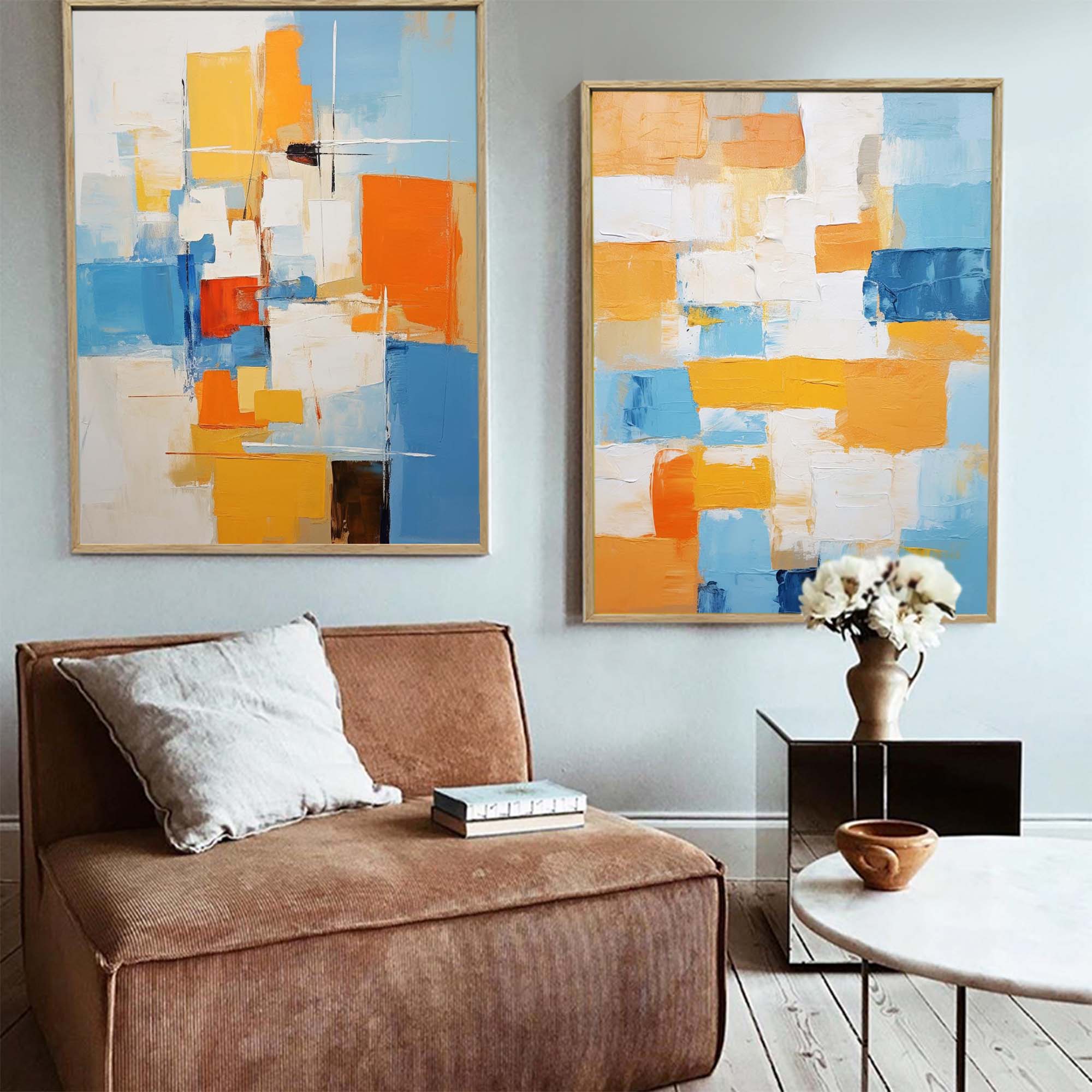 Wallart Vibrant Abstract Color Harmony