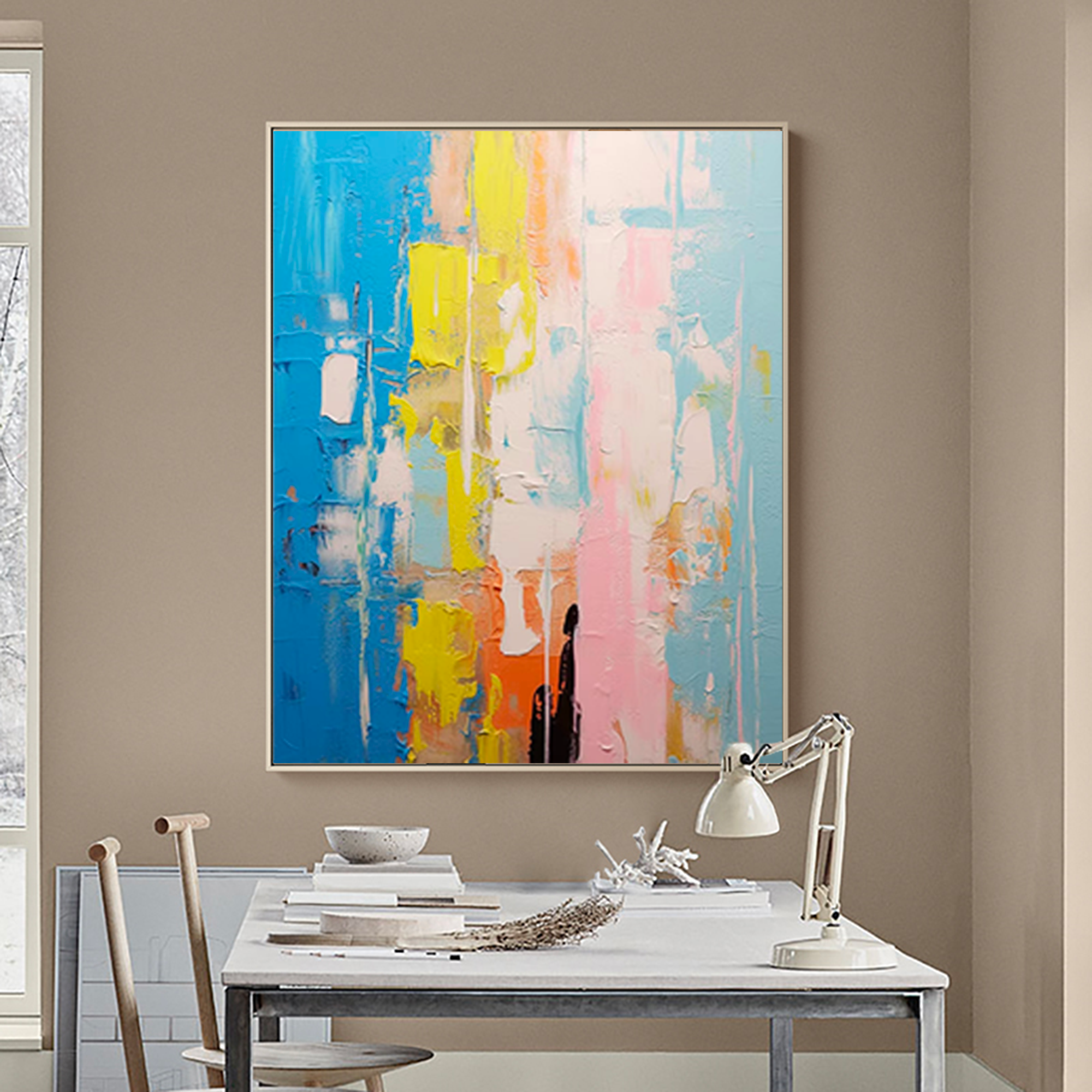 Wallart Bold Harmony: Abstract Color Layers