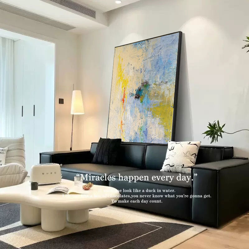 Wallart Light Abstract Textured Canvas Art