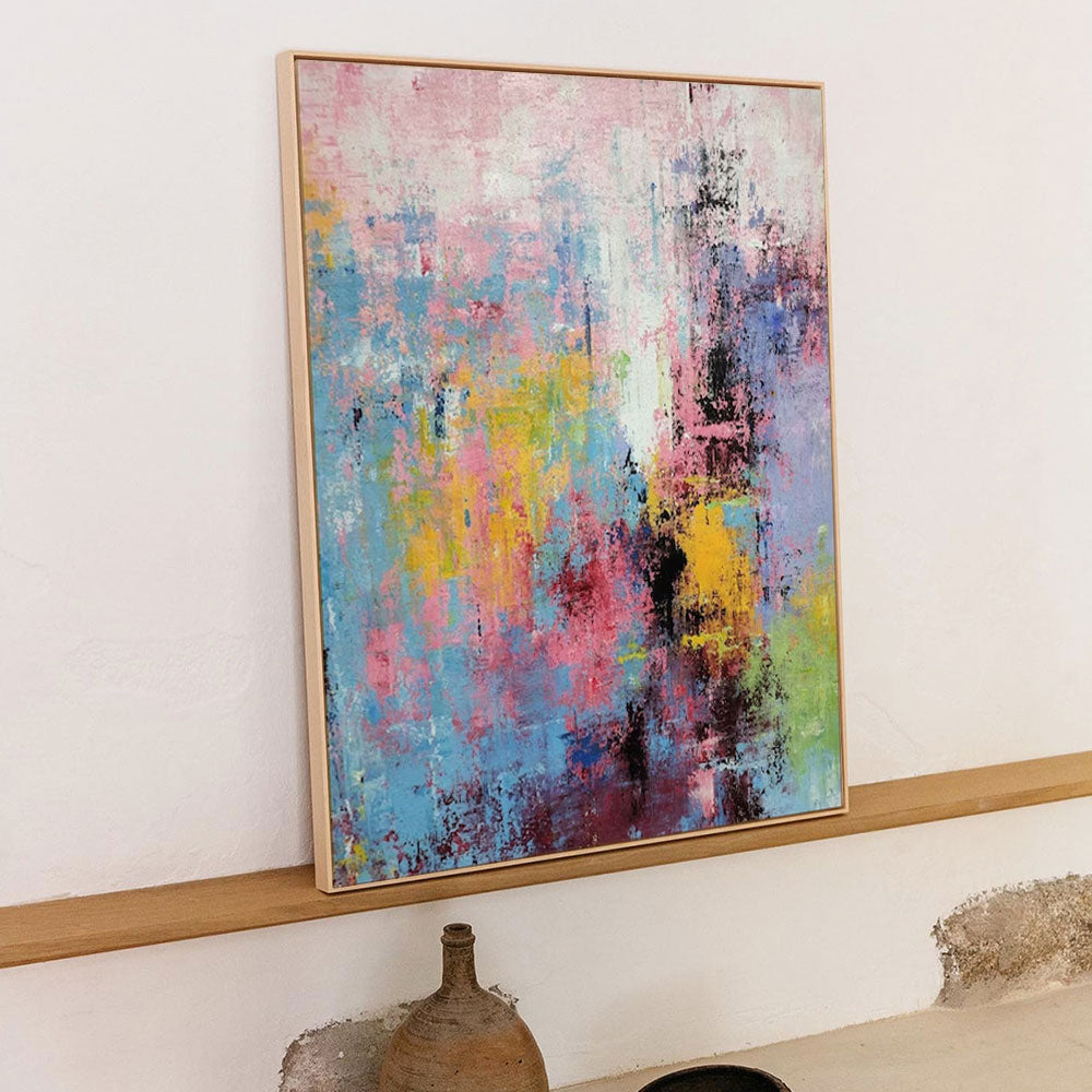 Wallart Soft Pastel Abstract Wall Art