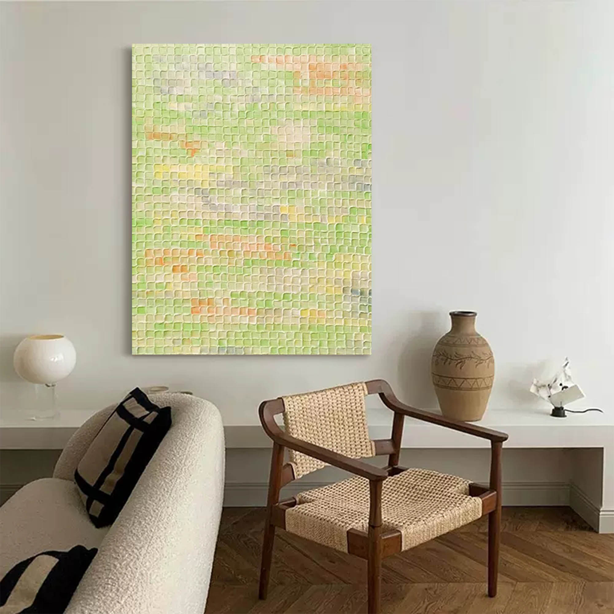 Wallart Spring Fields Textured Abstract Art