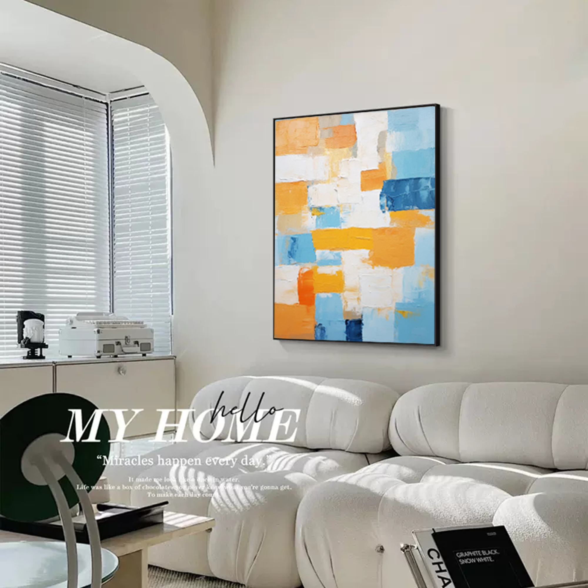 Wallart Color Blocks: Modern Abstract Harmony