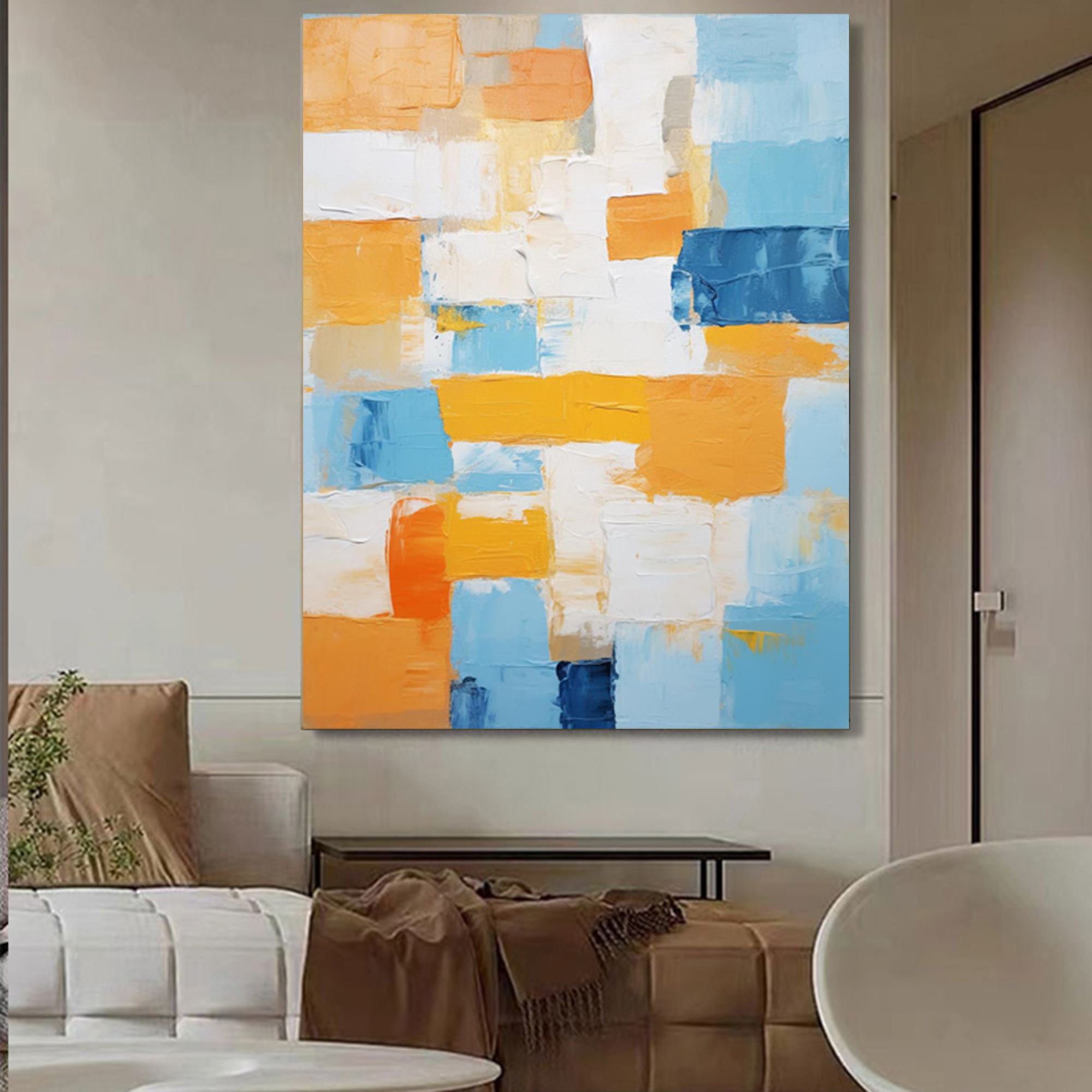 Wallart Color Blocks: Modern Abstract Harmony