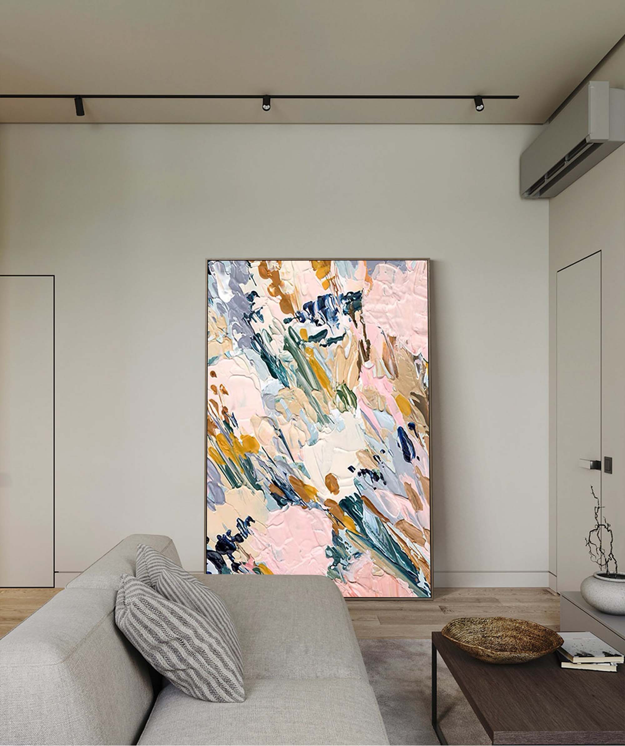 Wallart Pastel Bloom Abstract