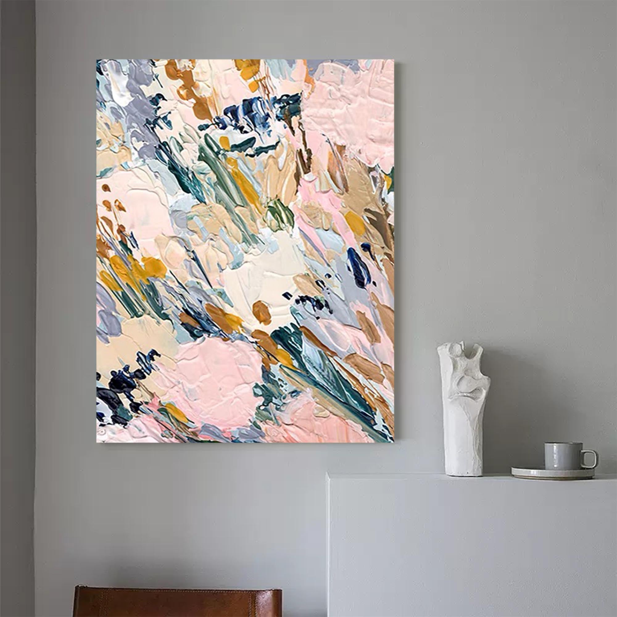 Wallart Pastel Bloom Abstract