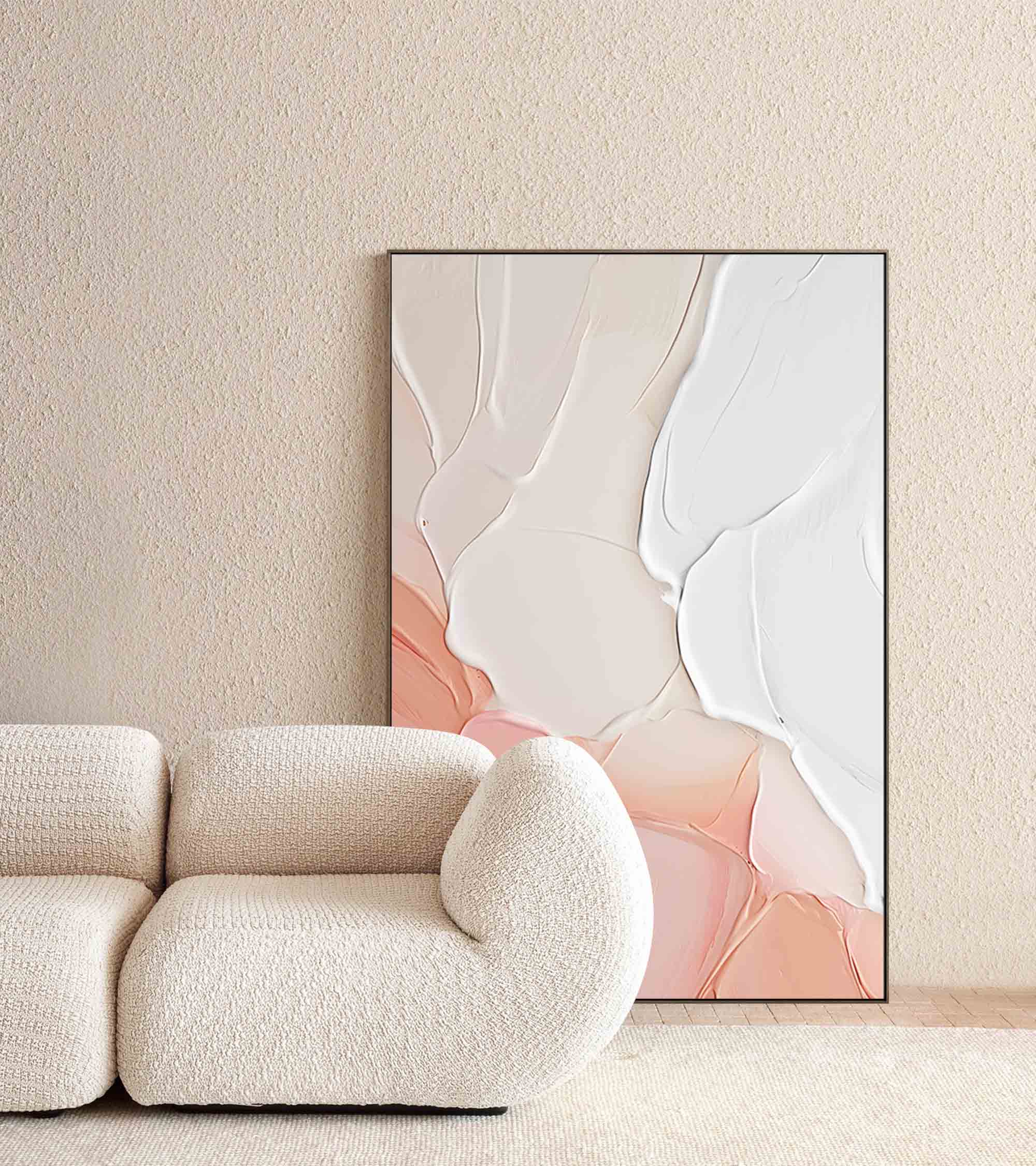 Wallart Soft Pastel Minimalist Canvas Art