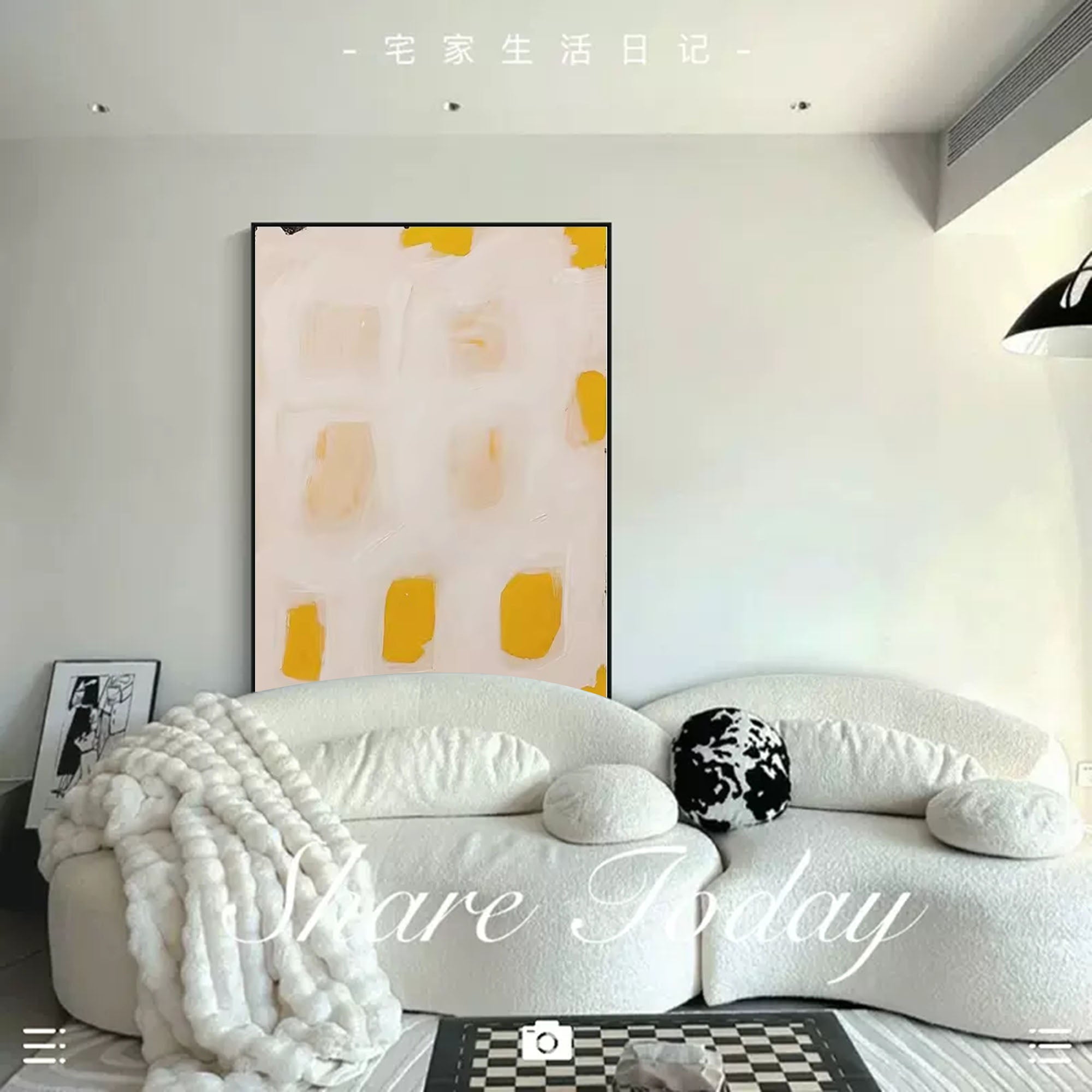 Wallart Abstract Geometric Canvas Art