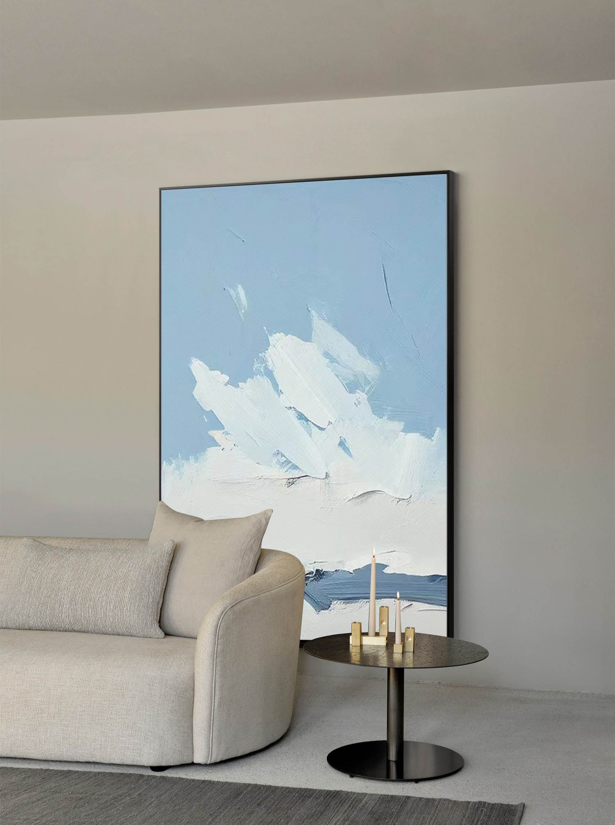Wallart Serene Sky Abstract Minimalist Canvas Art