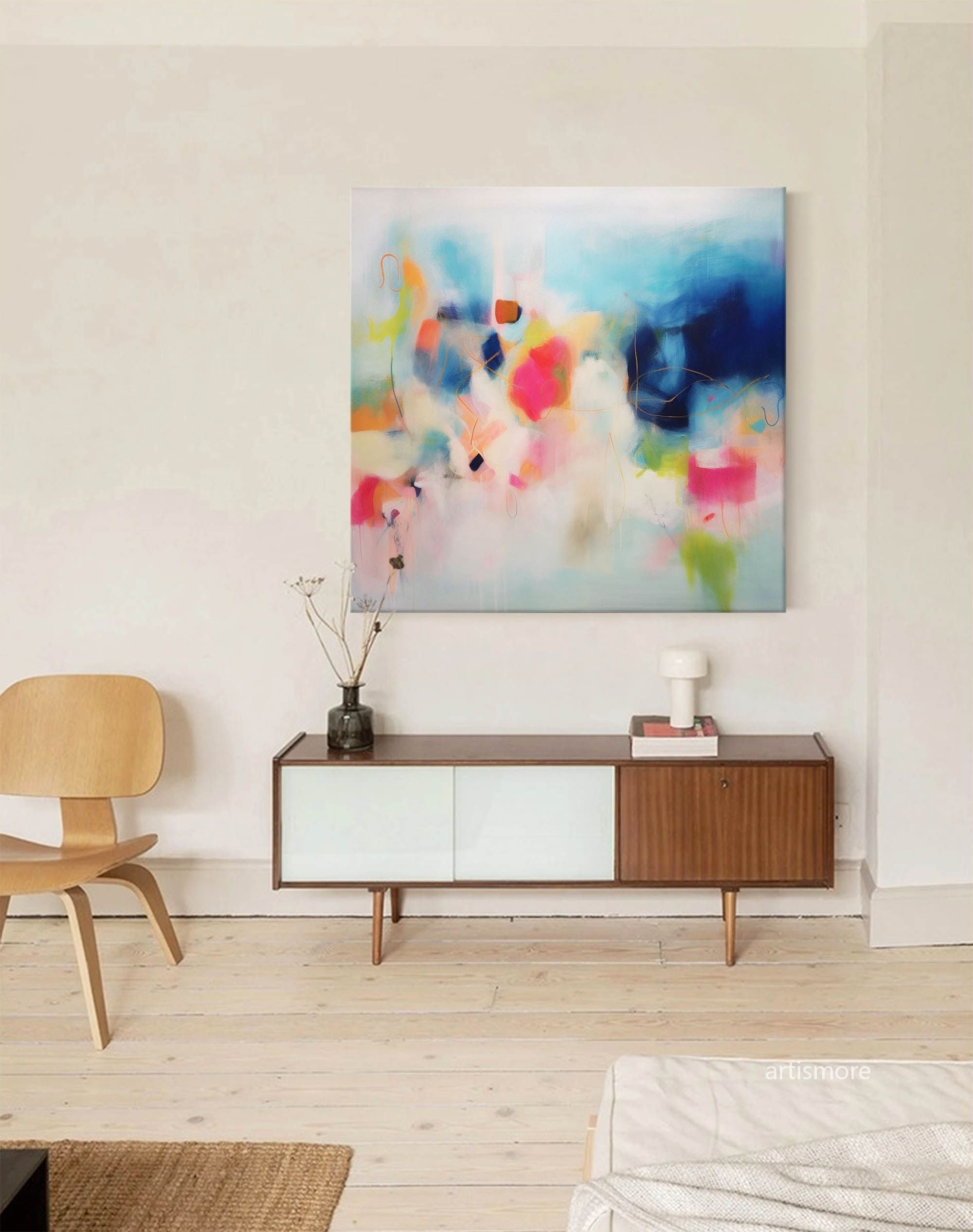 Wallart Bright Abstract Dreamscape Art