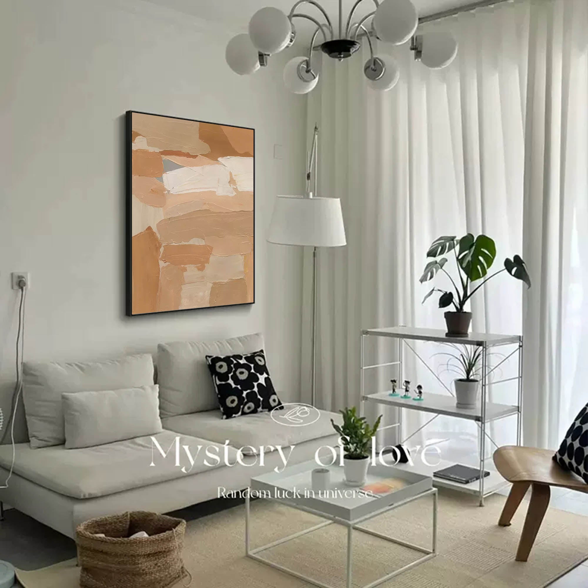 Wallart Earthy Abstract Textured Canvas Art