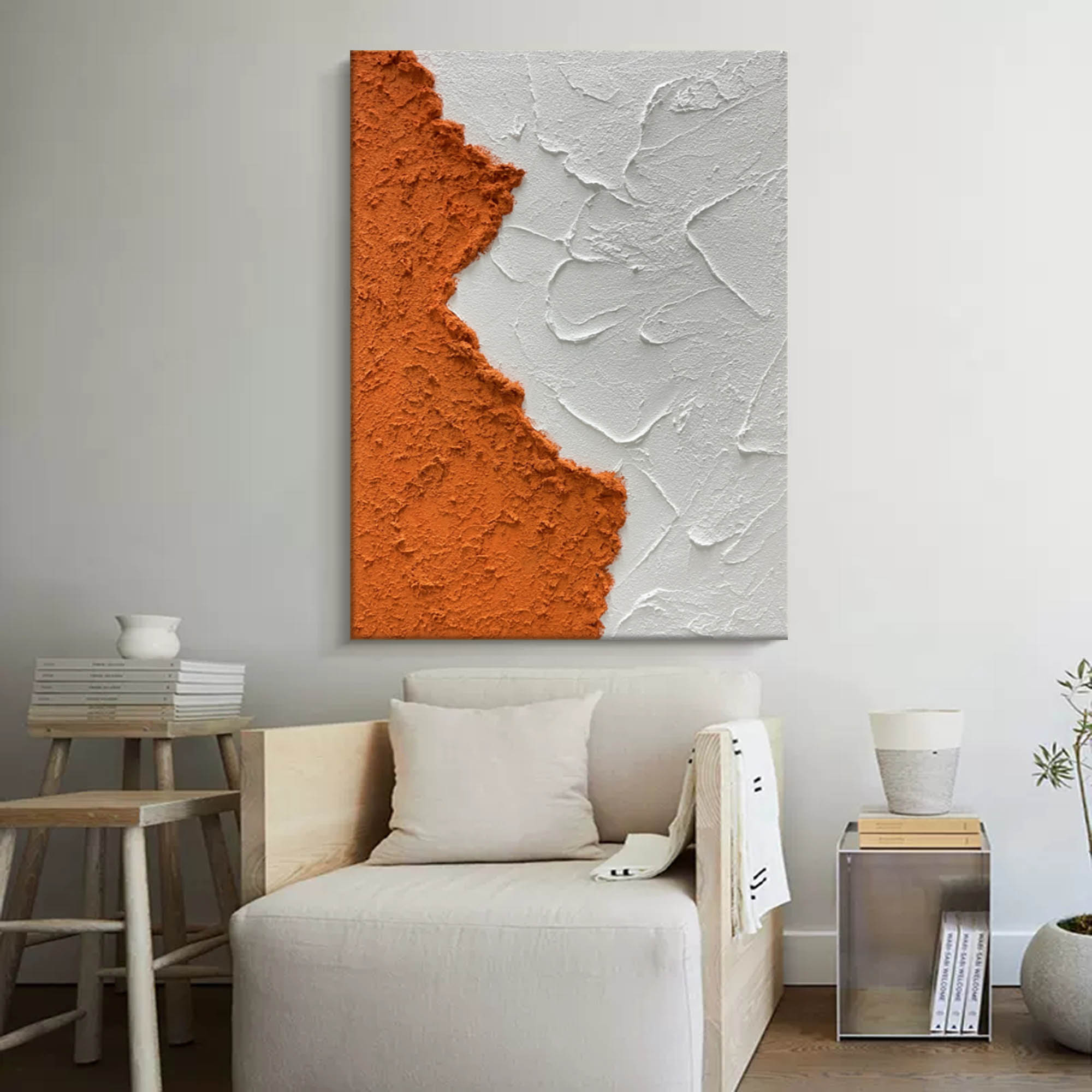 Wallart Textured Abstract Earth Tones Art