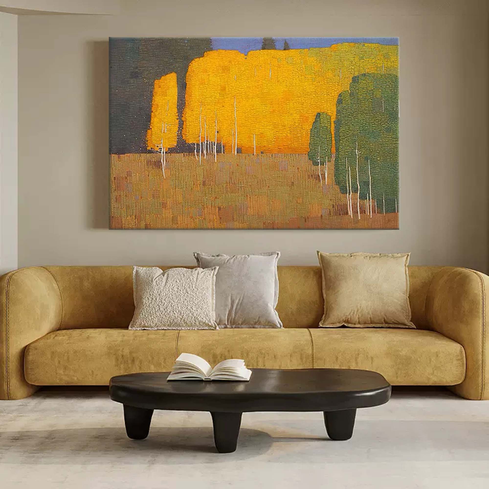 Wallart Golden Grove in Autumn Light