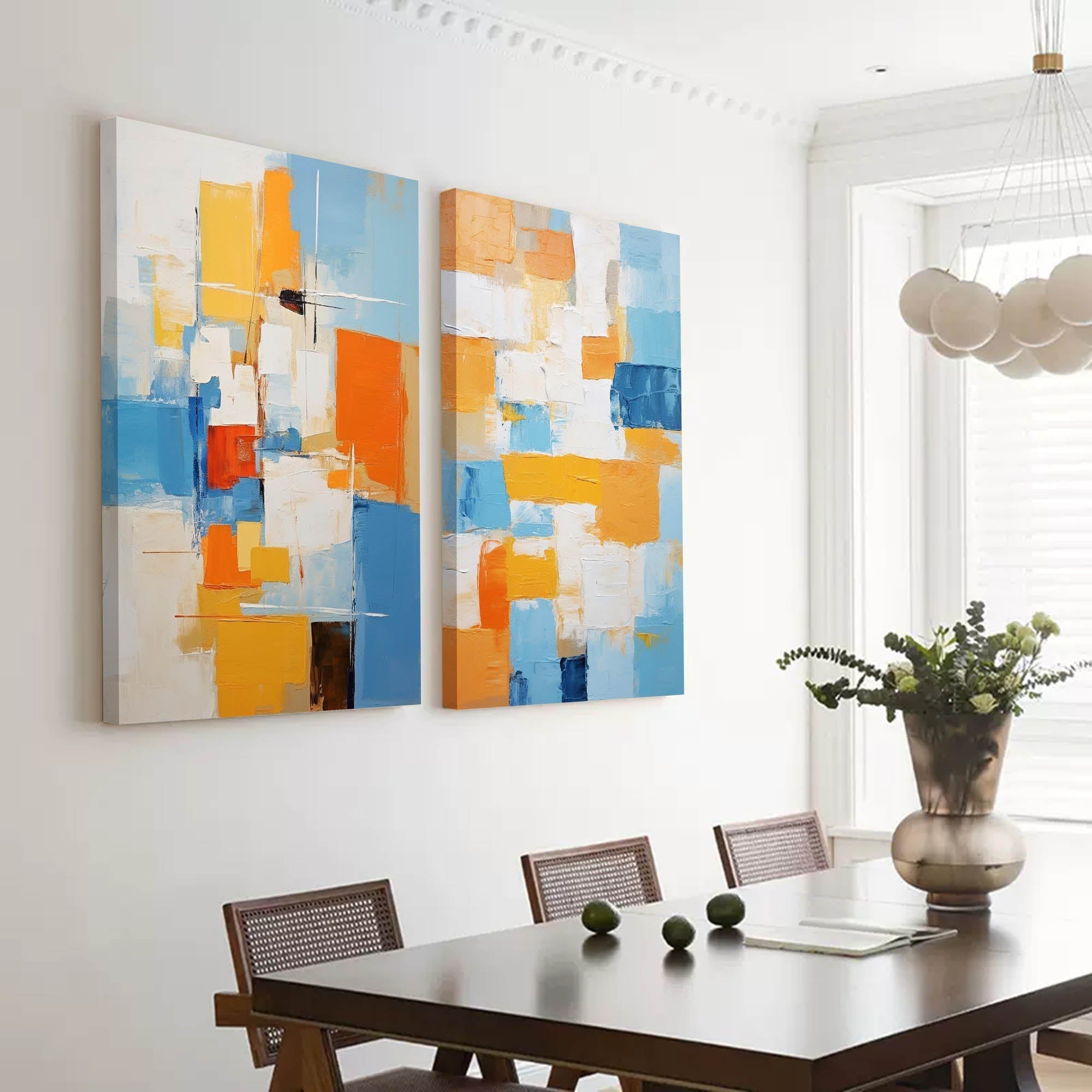 Wallart Vibrant Abstract Color Harmony