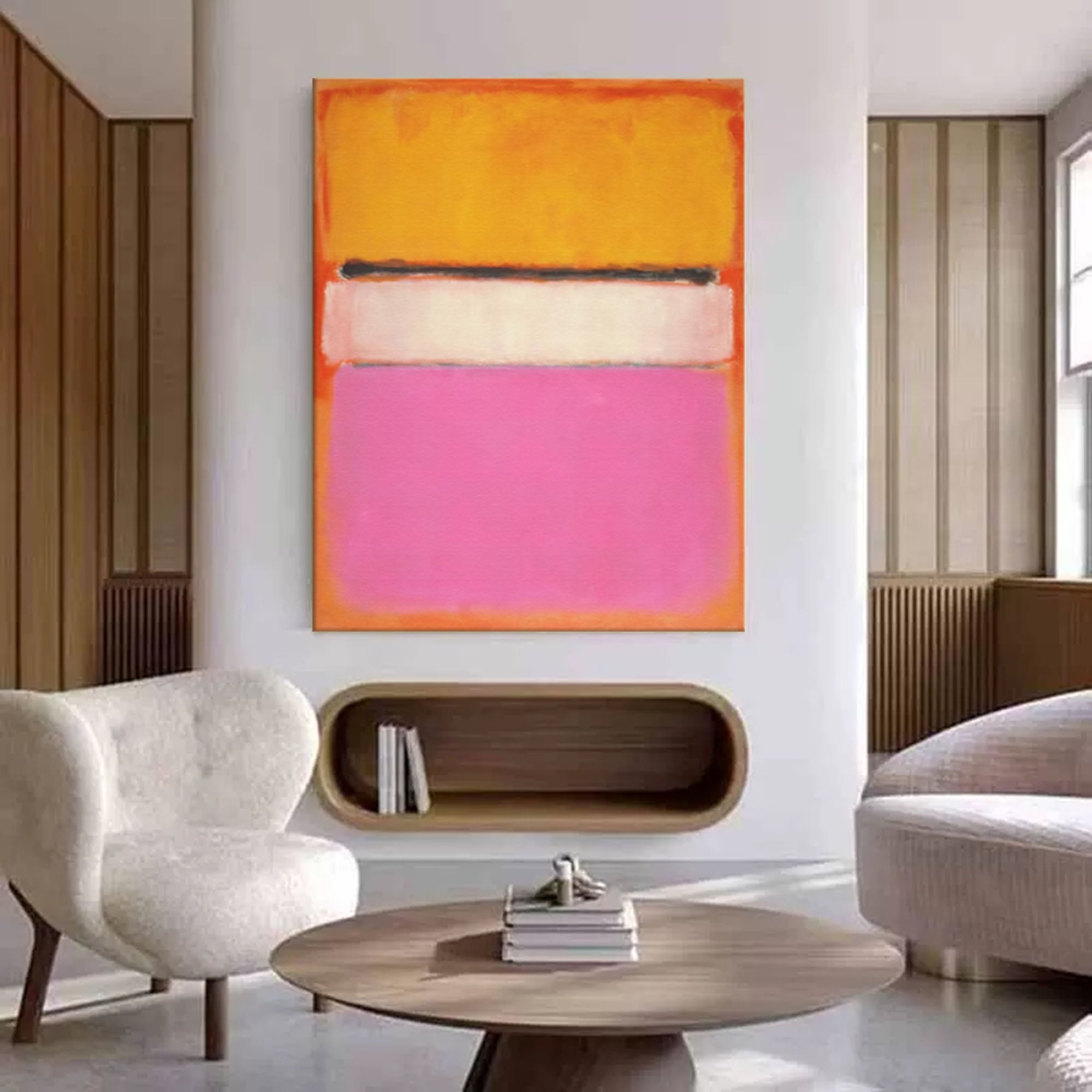 Wallart Vibrant Blocks: Bold Abstract Harmony