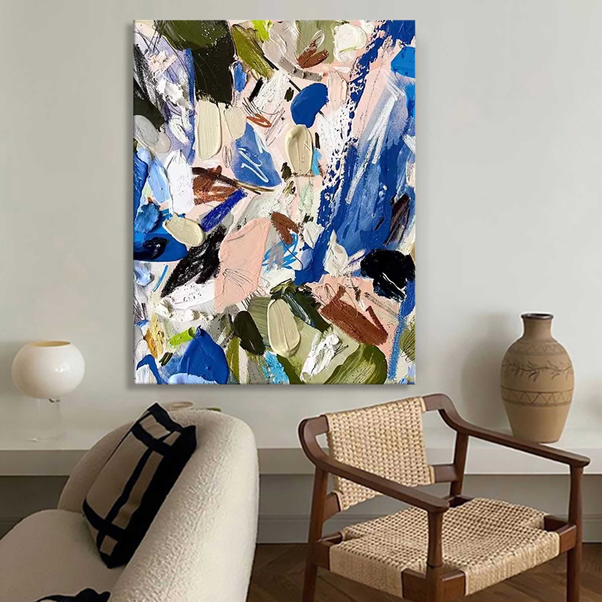 Wallart Vibrant Abstract Expressionist Art