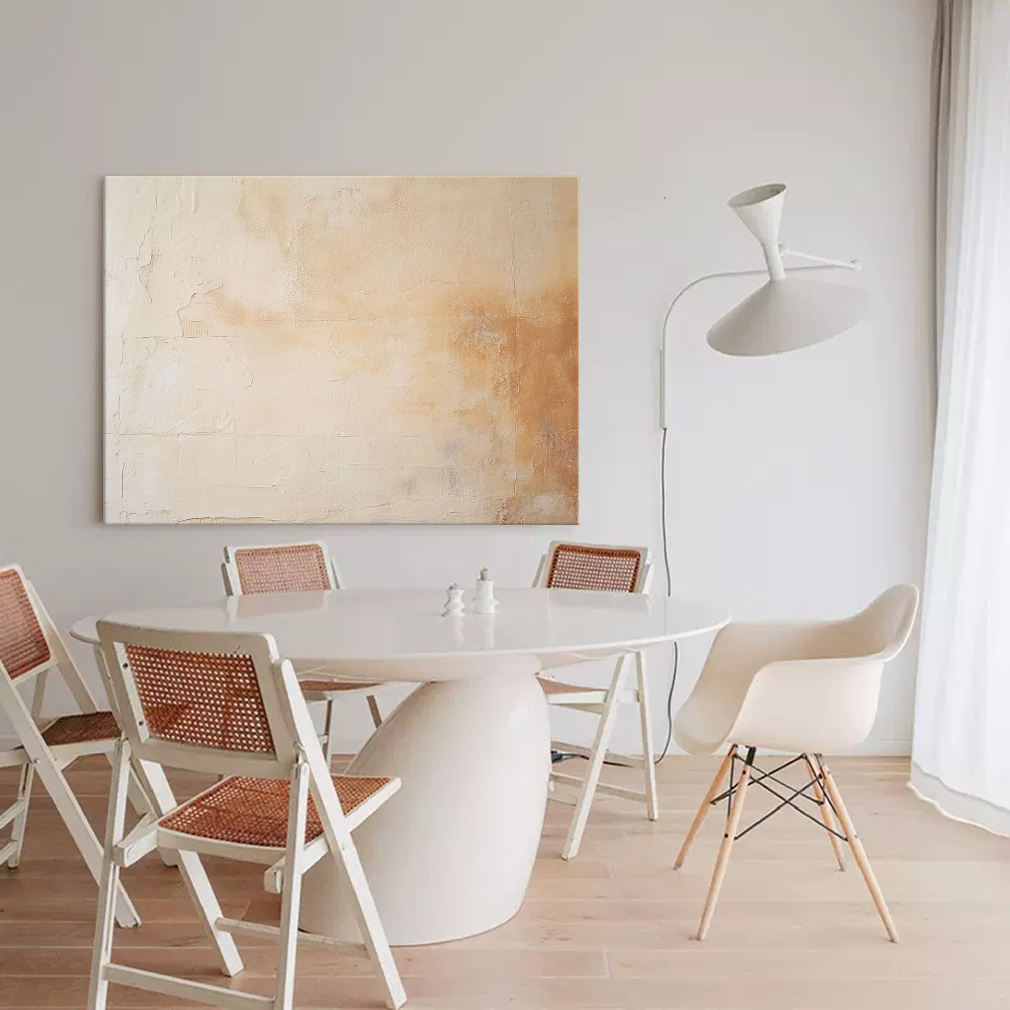 Wallart Textured Earthy Minimalist Canvas