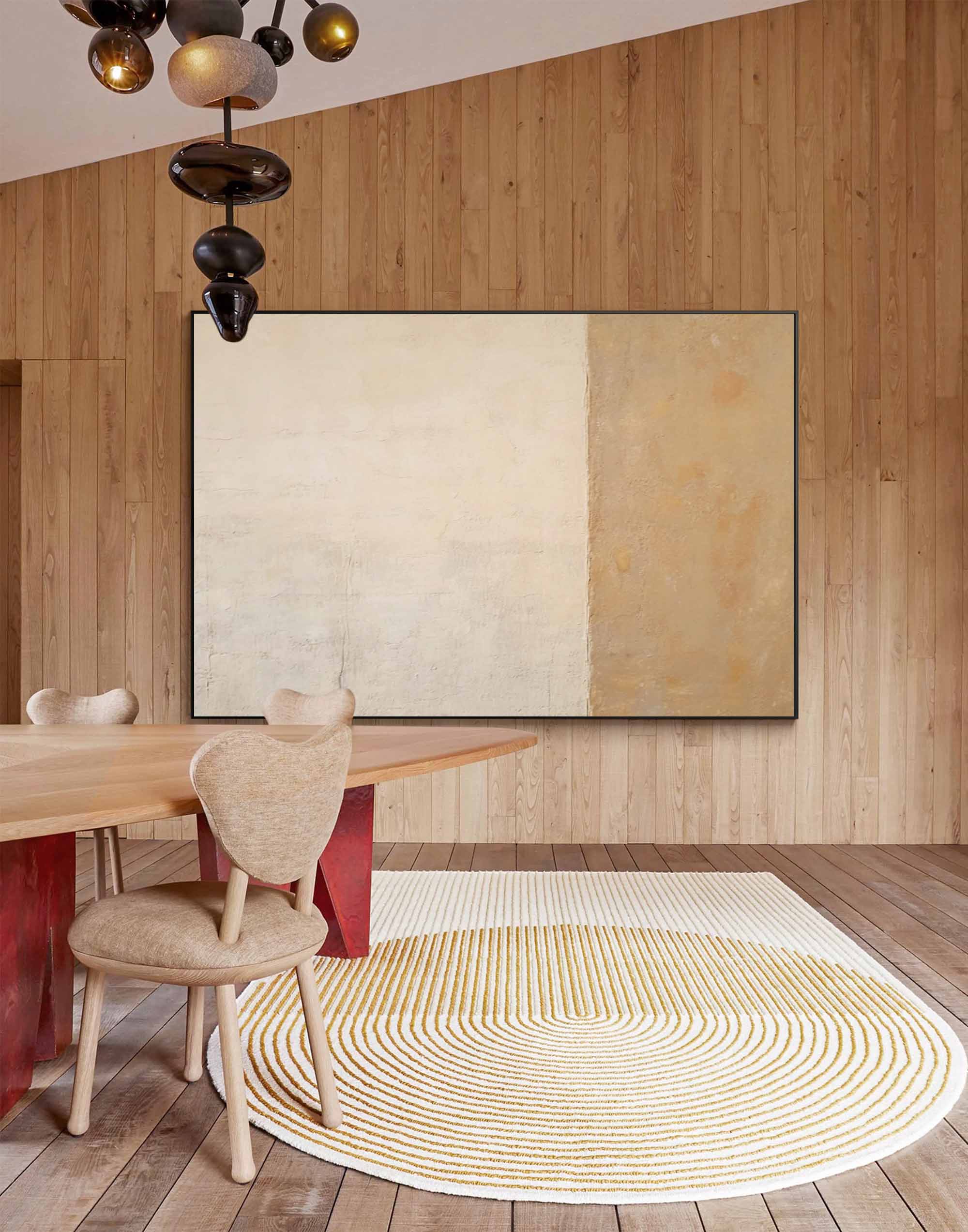 Wallart Earthy Minimalist Abstract Canvas