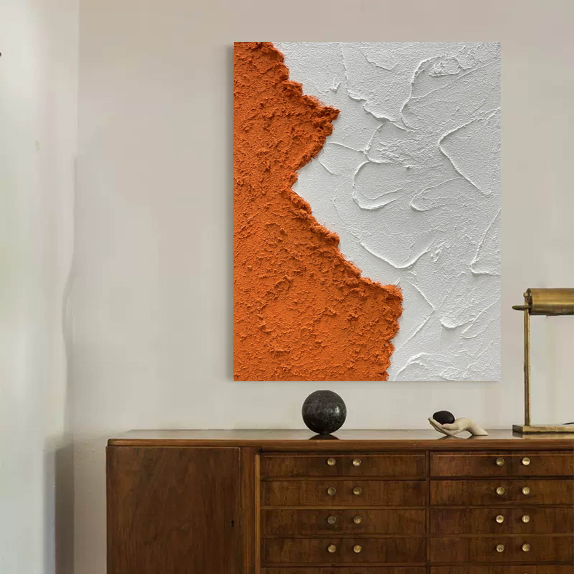 Wallart Textured Abstract Earth Tones Art