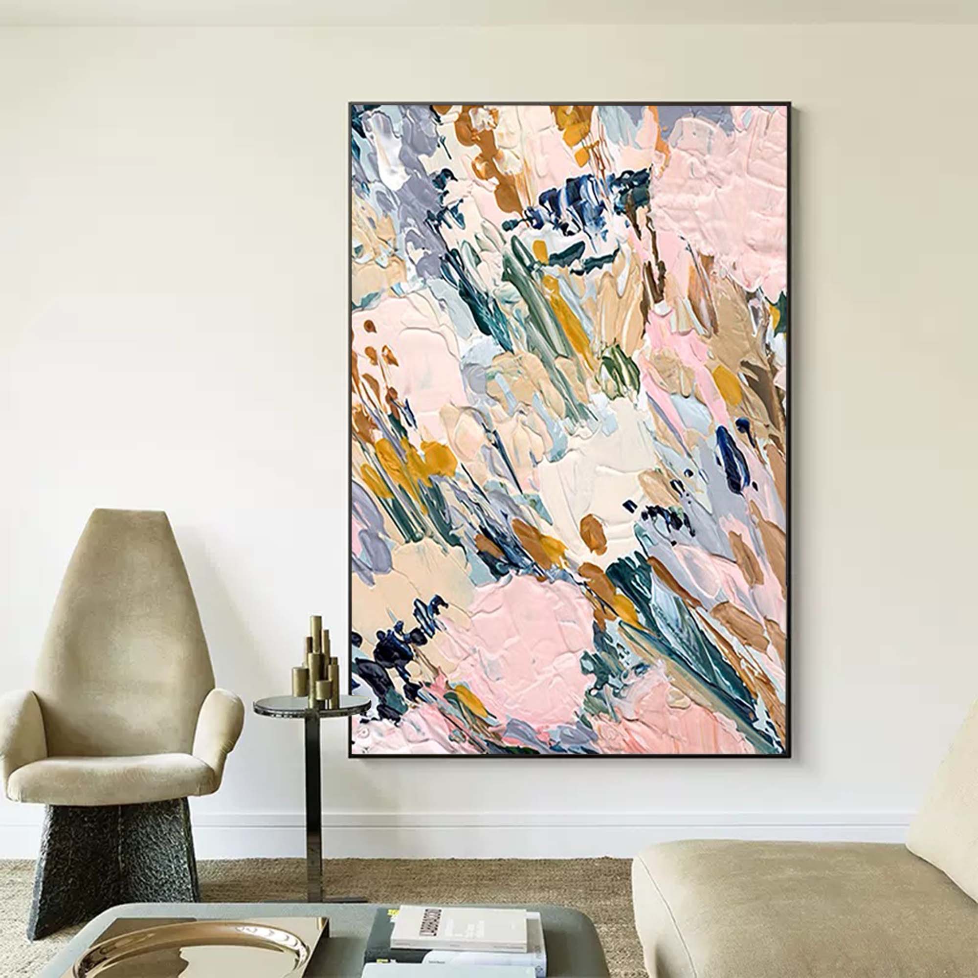 Wallart Pastel Bloom Abstract