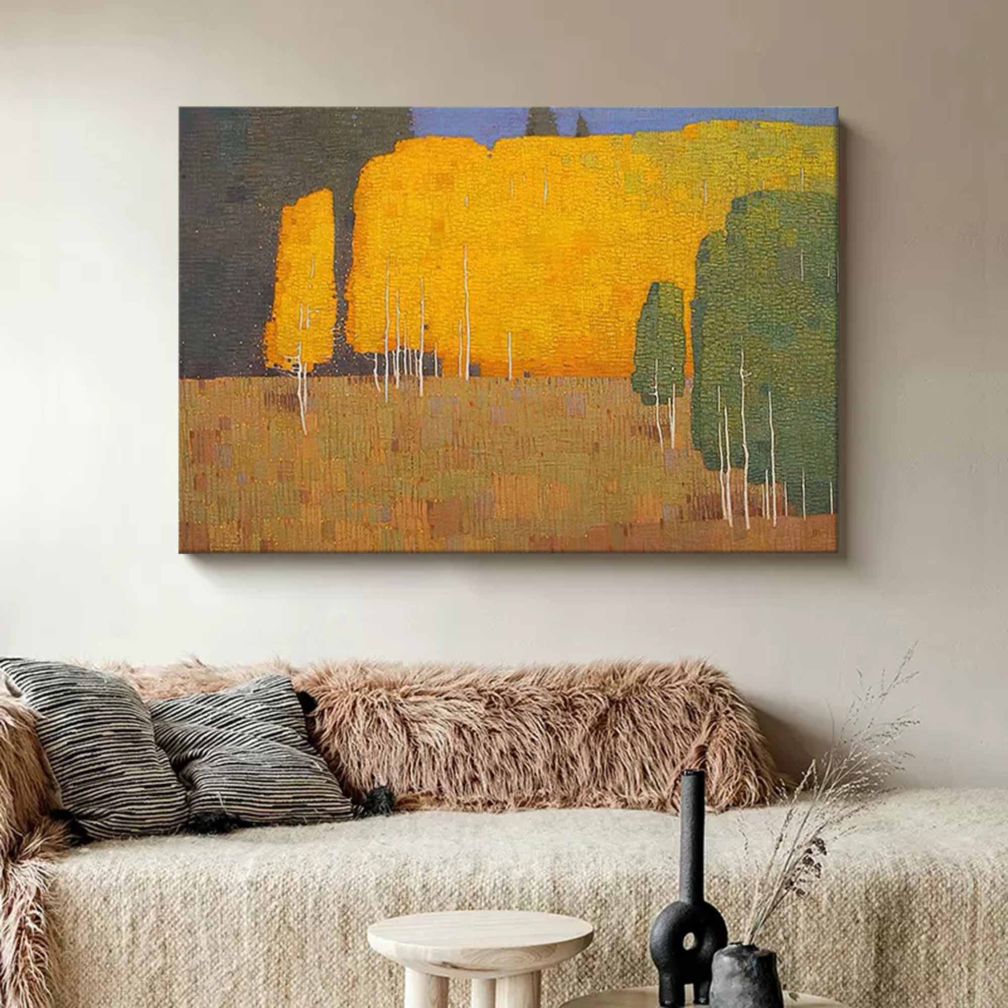 Wallart Golden Grove in Autumn Light