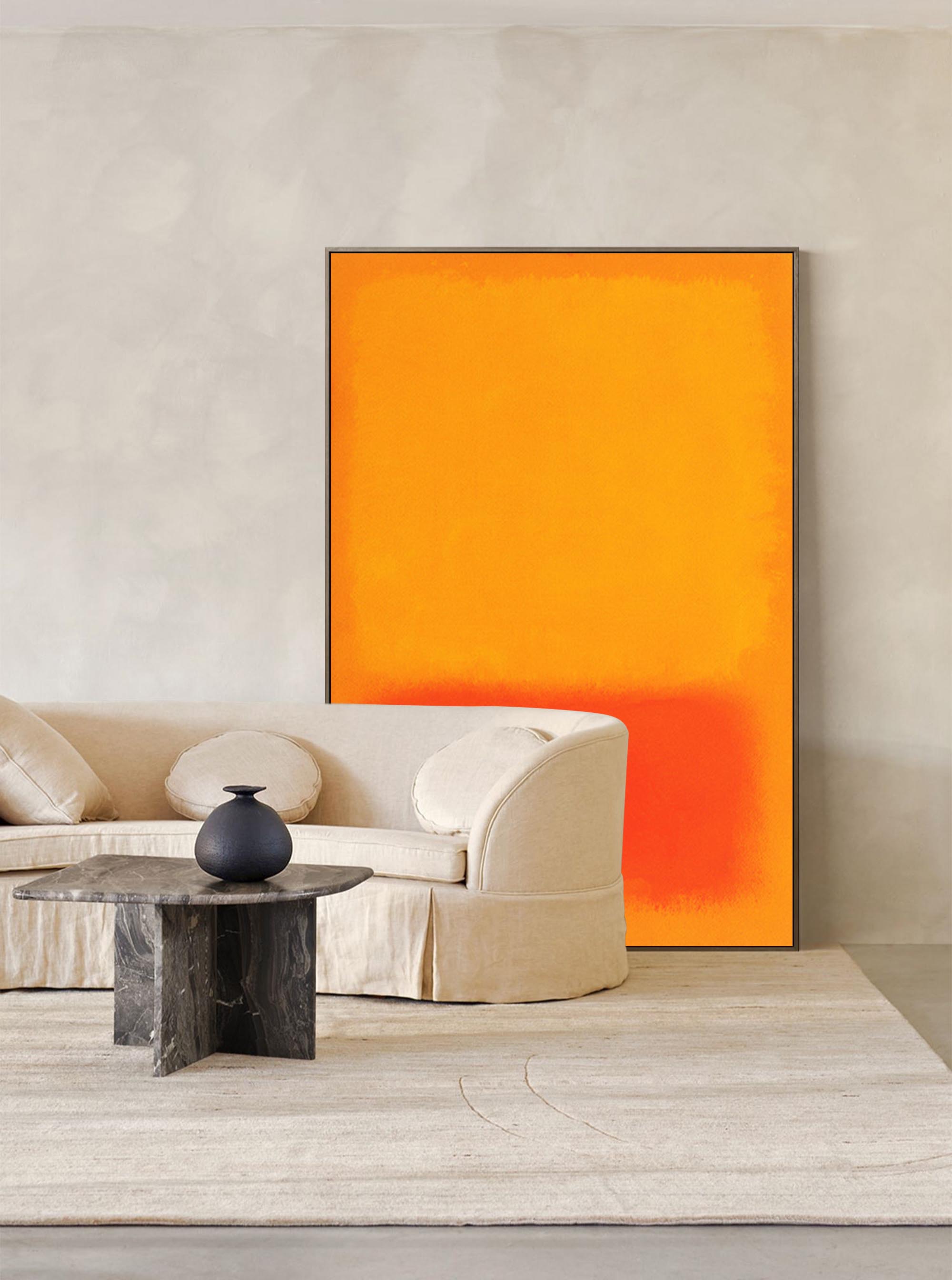 Wallart Bold Warm Toned Abstract Art