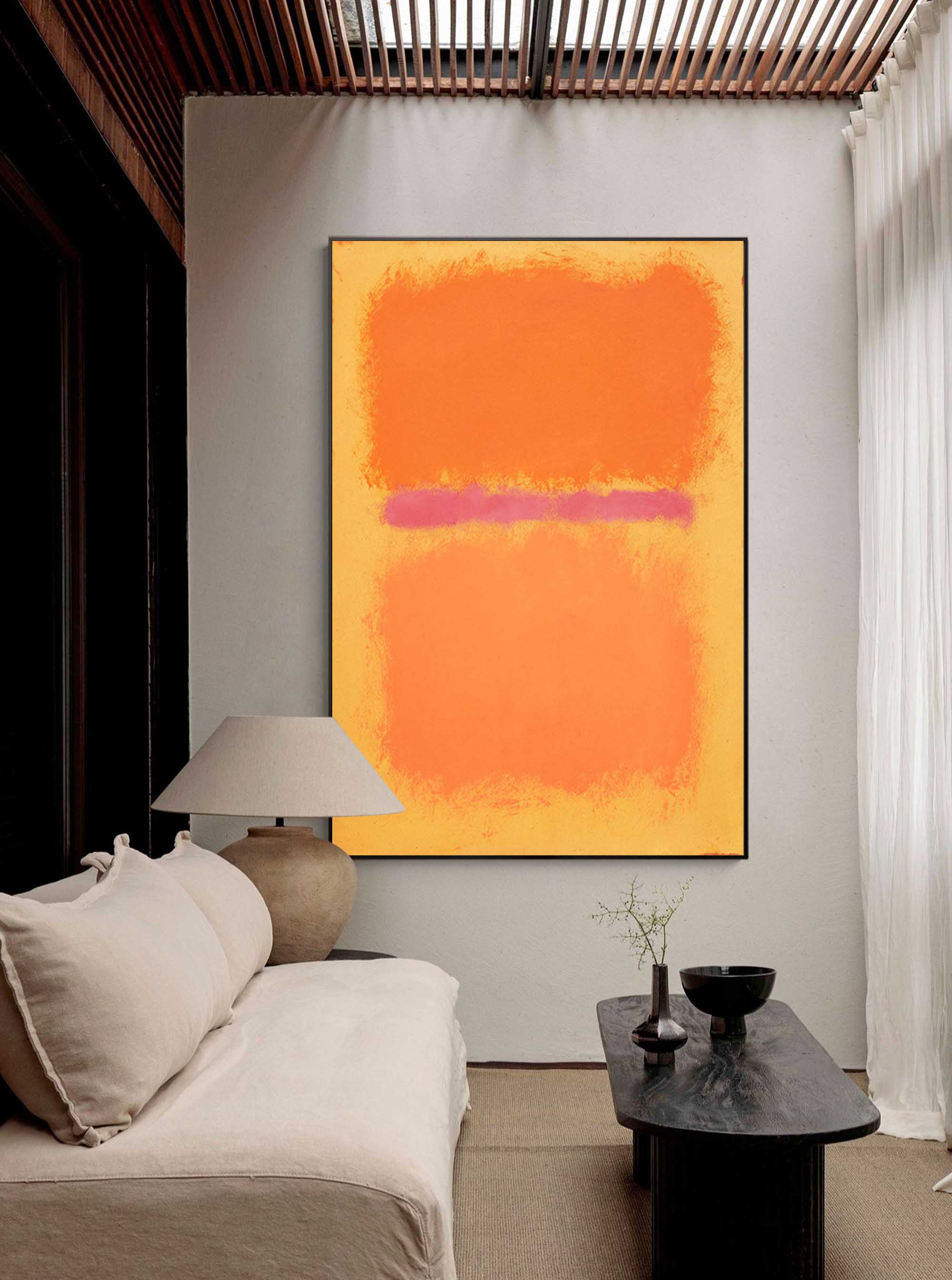Wallart Vibrant Abstract Expressionist Art