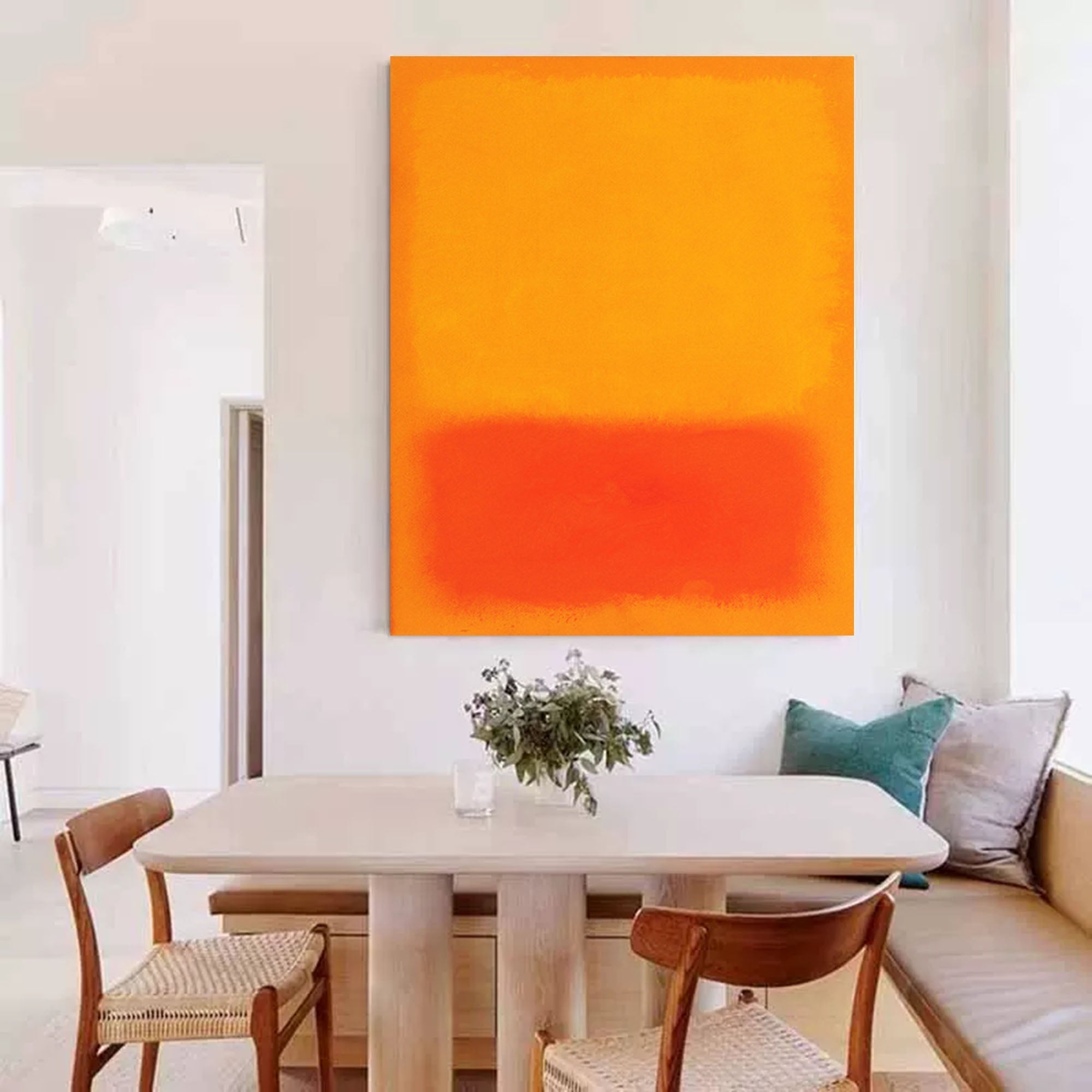 Wallart Bold Warm Toned Abstract Art