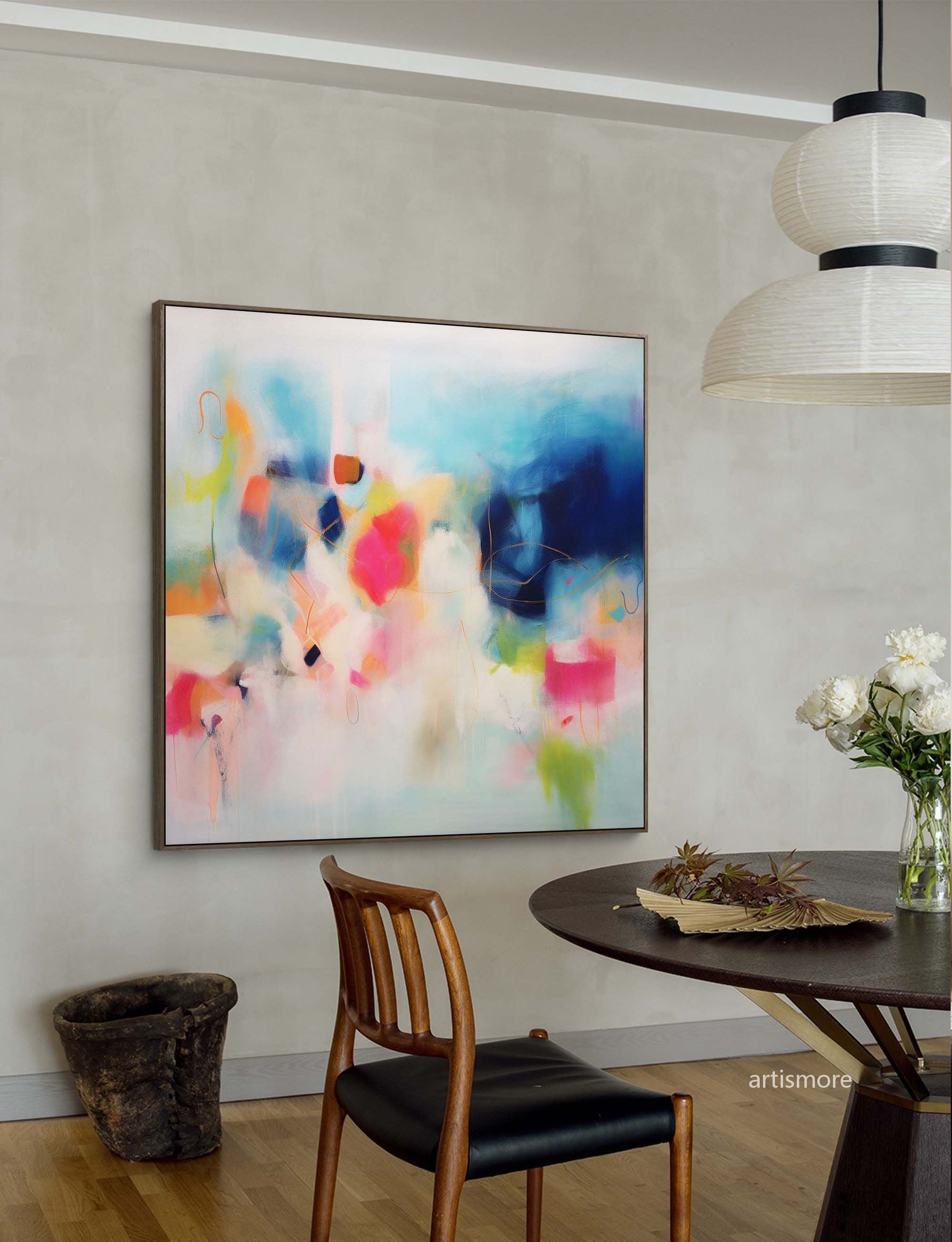 Wallart Bright Abstract Dreamscape Art