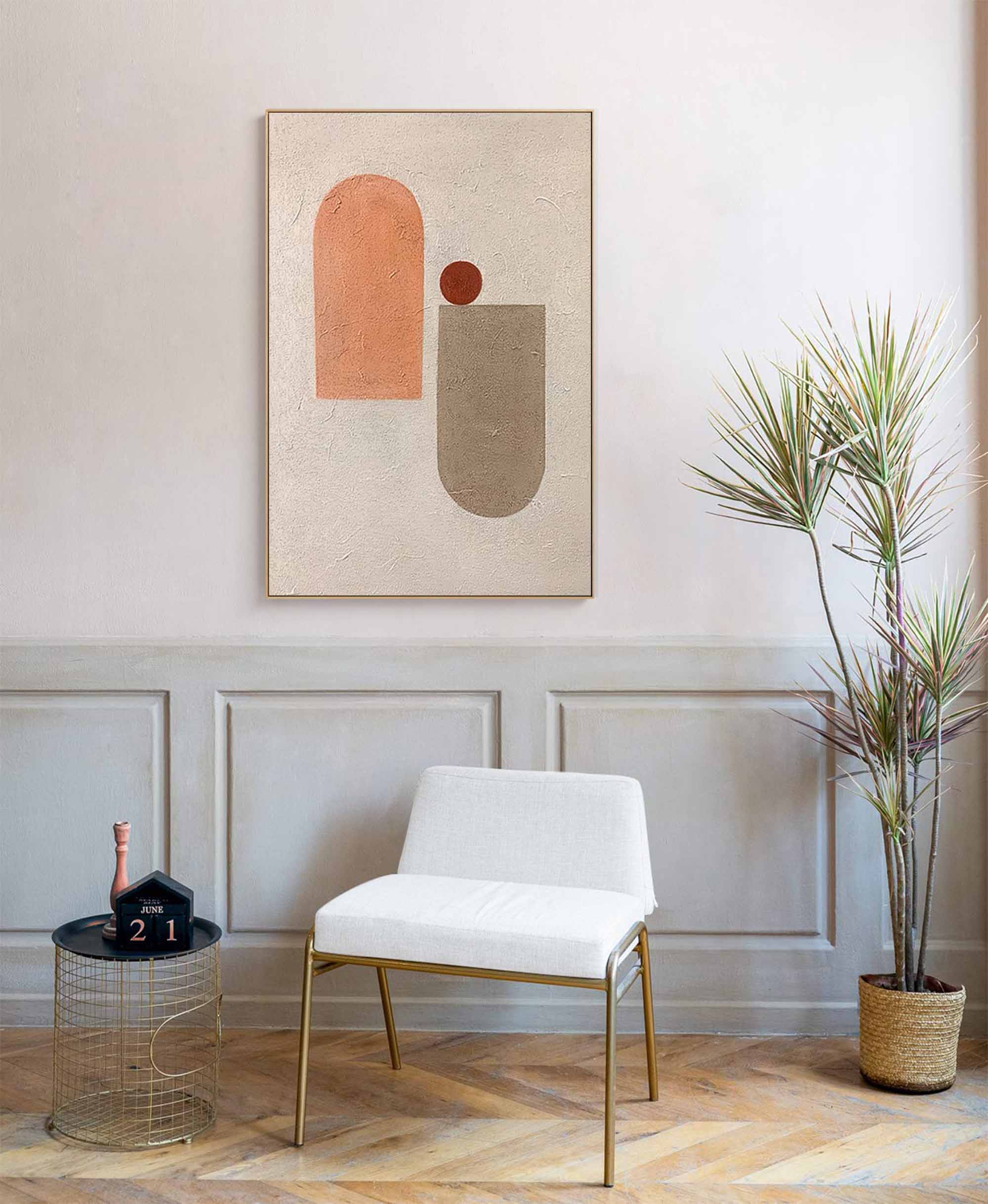 Wallart Minimalist Geometric Abstract Art