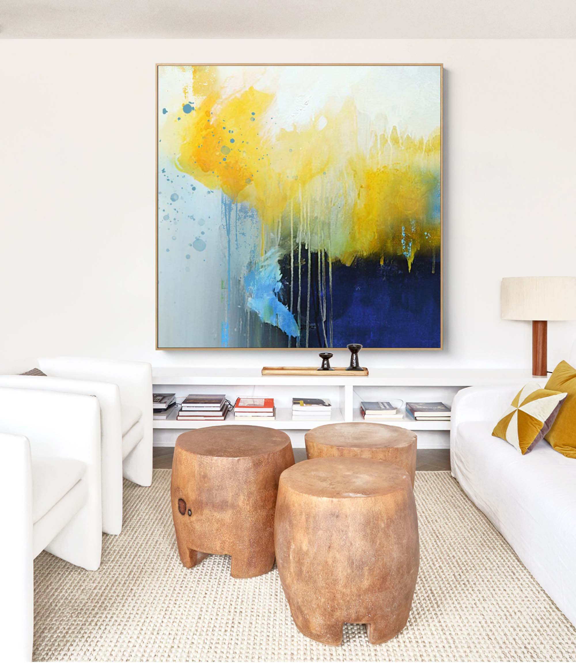 Wallart Dreamy Watercolor Abstract Art