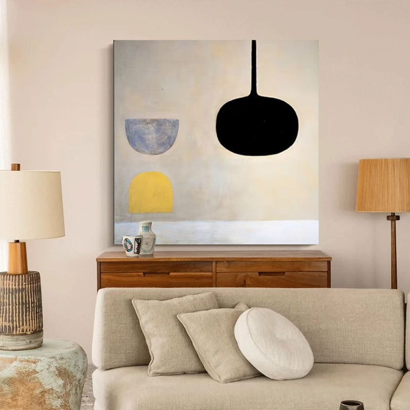 Wallart Modern Minimalist Abstract Oil Painting