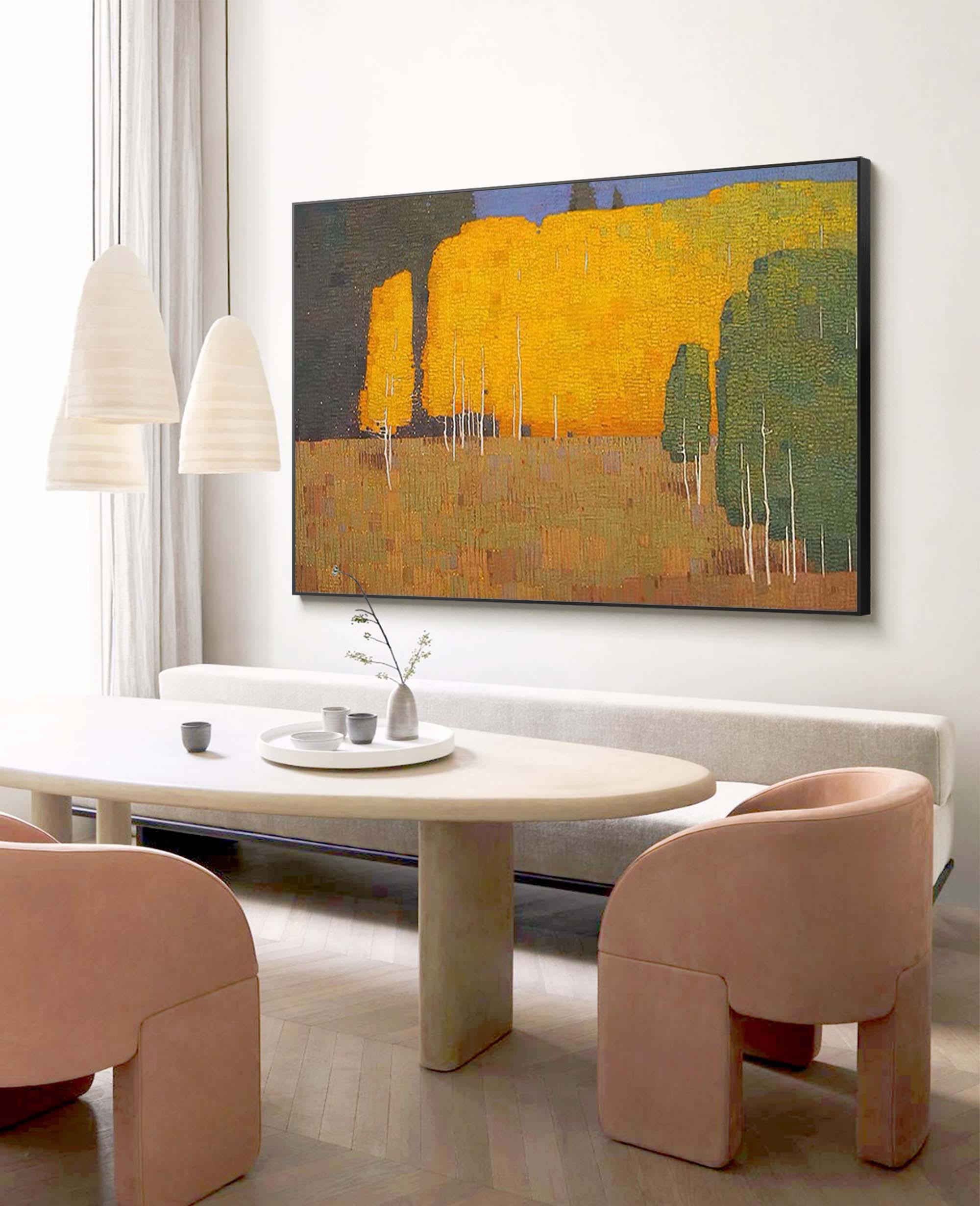 Wallart Golden Grove in Autumn Light