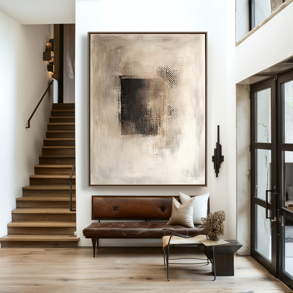 Wallart Abstract Wabi silence 0029