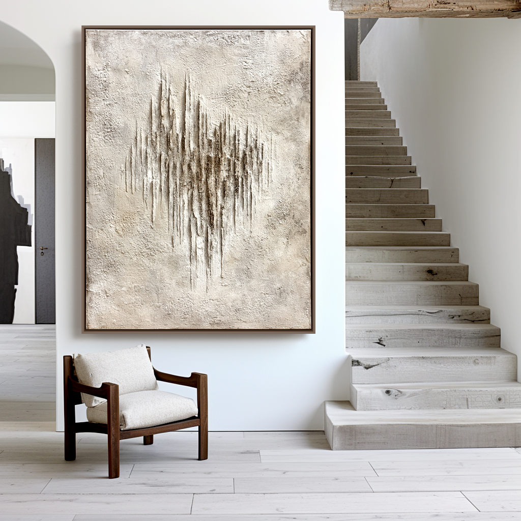 Wallart Abstract Wabi silence 0013
