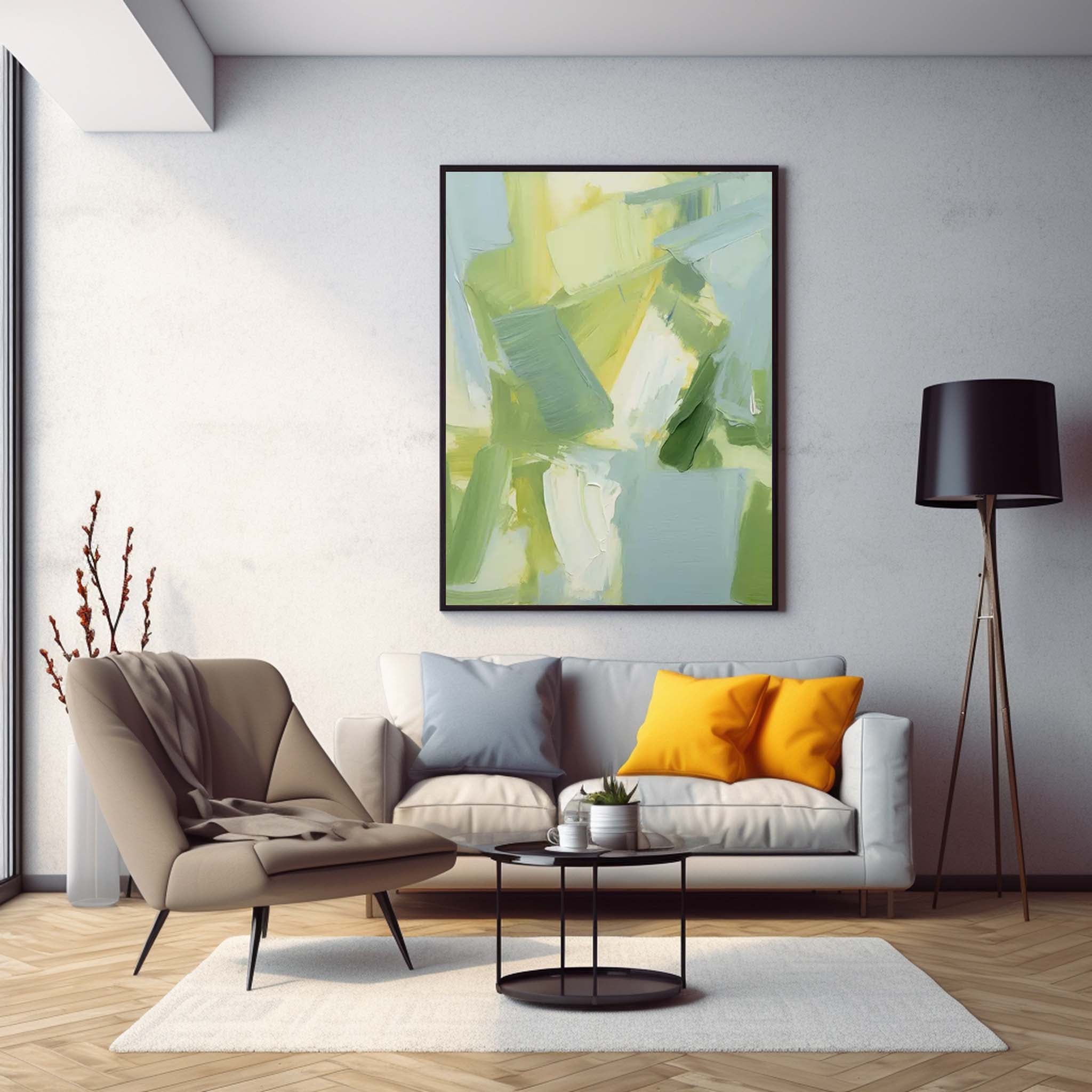 Wallart Abstract Canvas Art #AB301