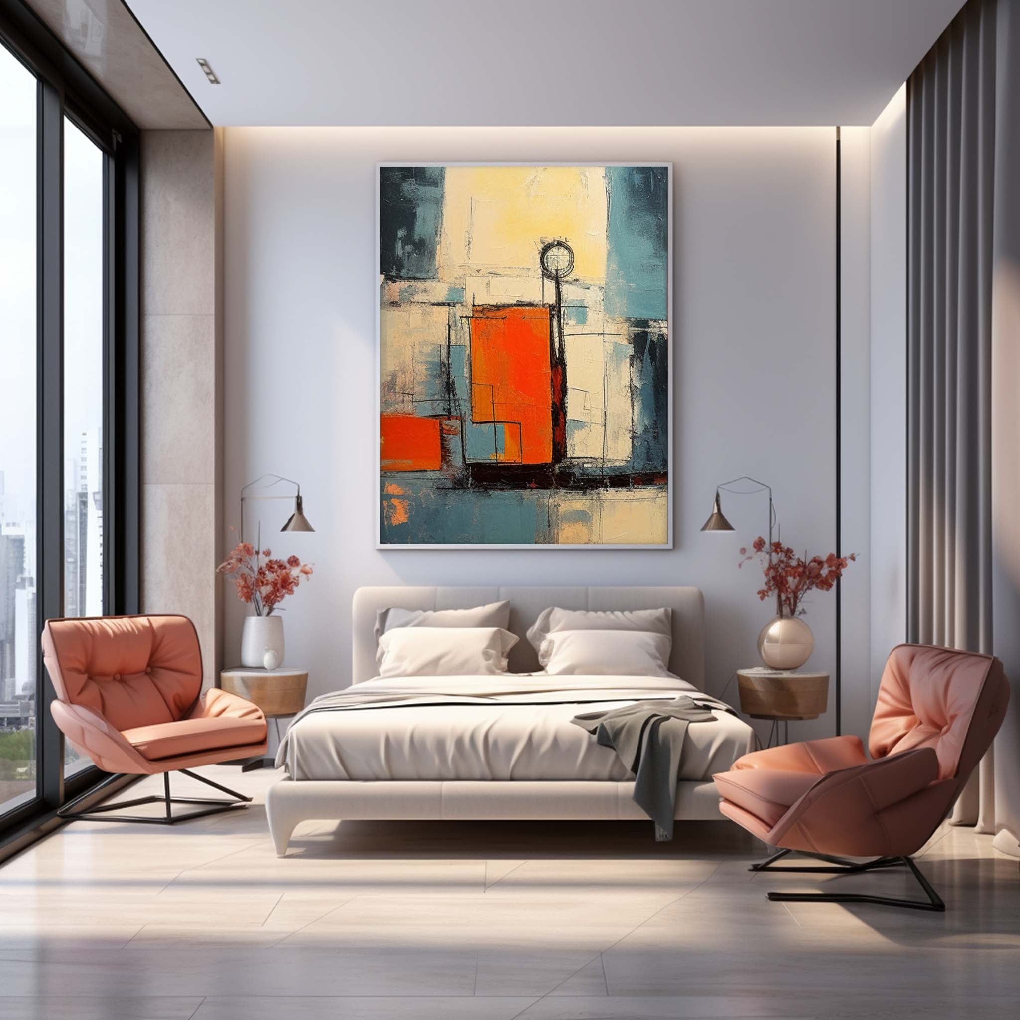 Wallart Abstract Canvas Art #AB316