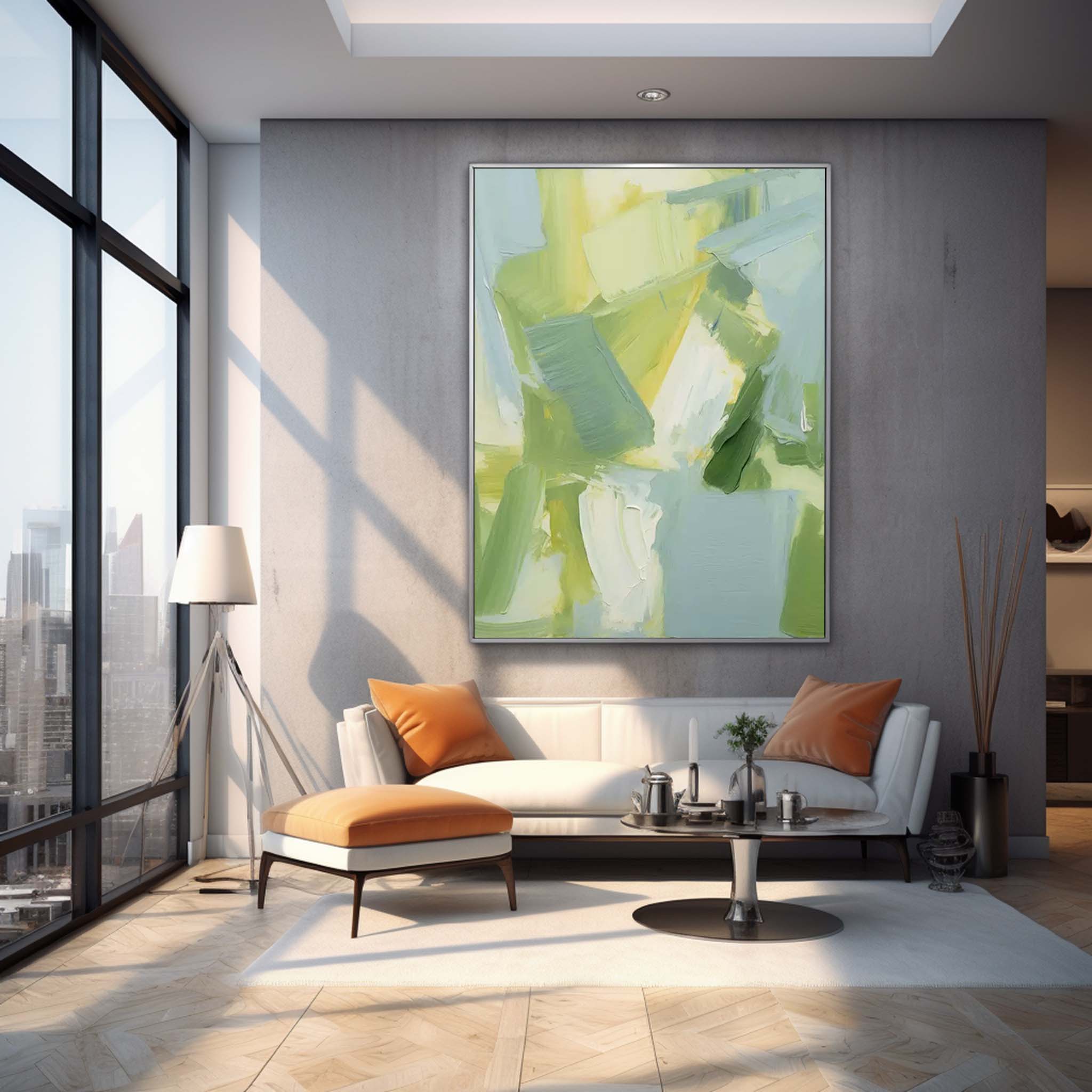 Wallart Abstract Canvas Art #AB301